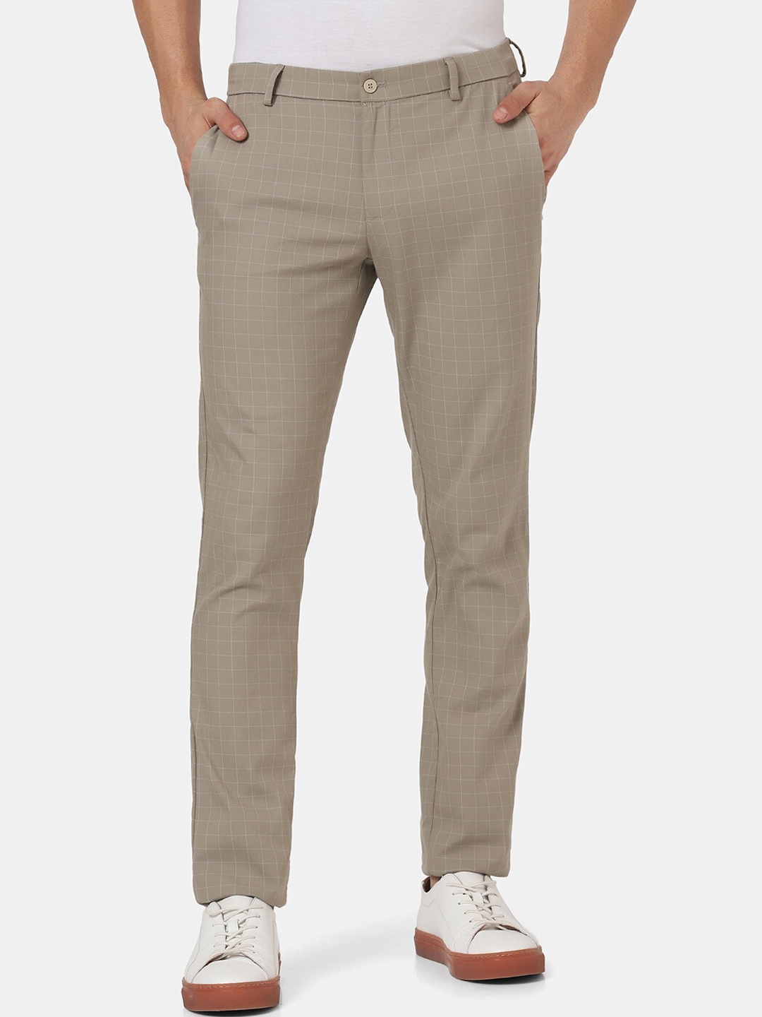 

Blackberrys TechPro Men Beige Casual Trouser