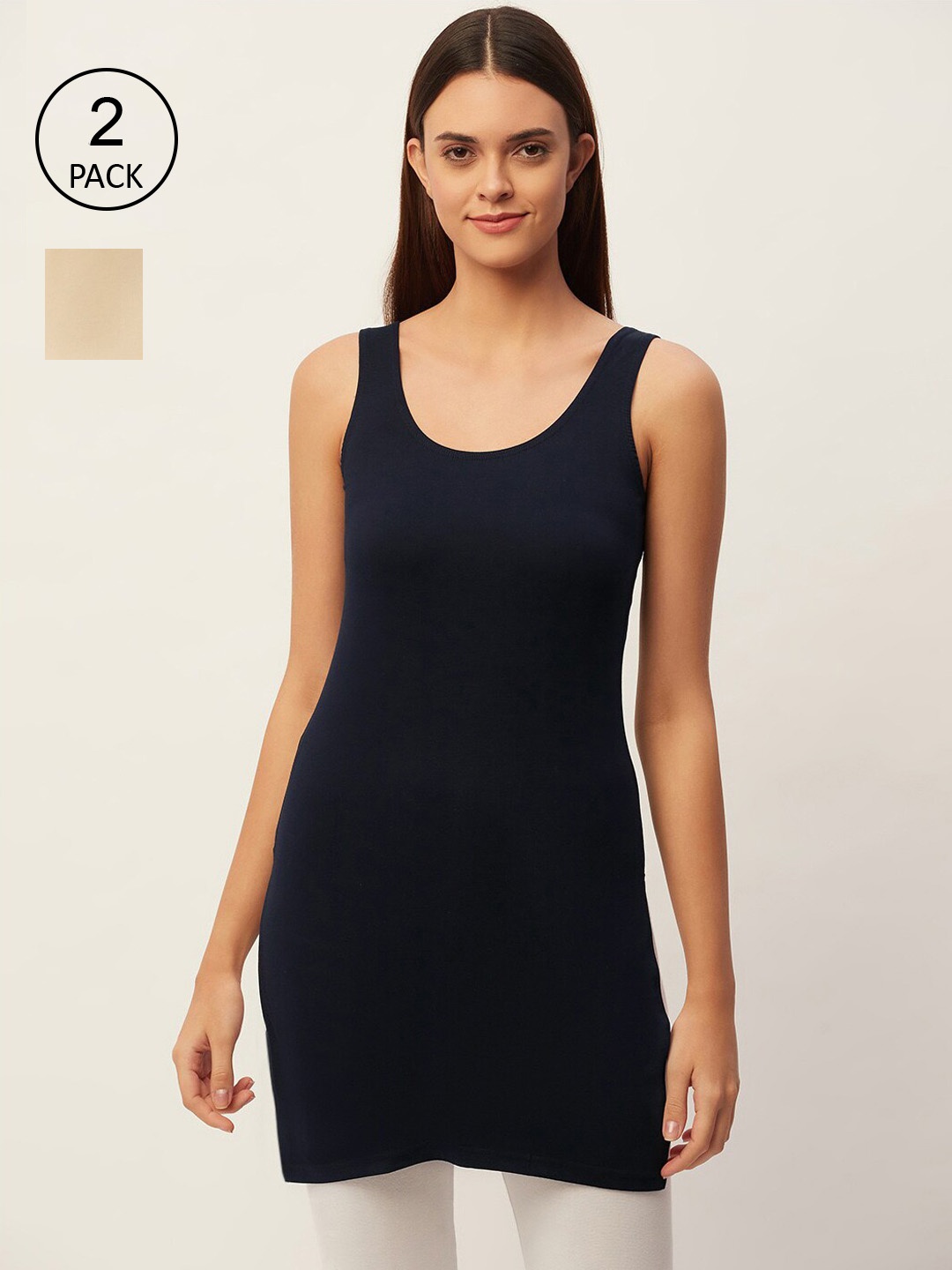 

Lady Lyka Women Navy Blue Slips, Black