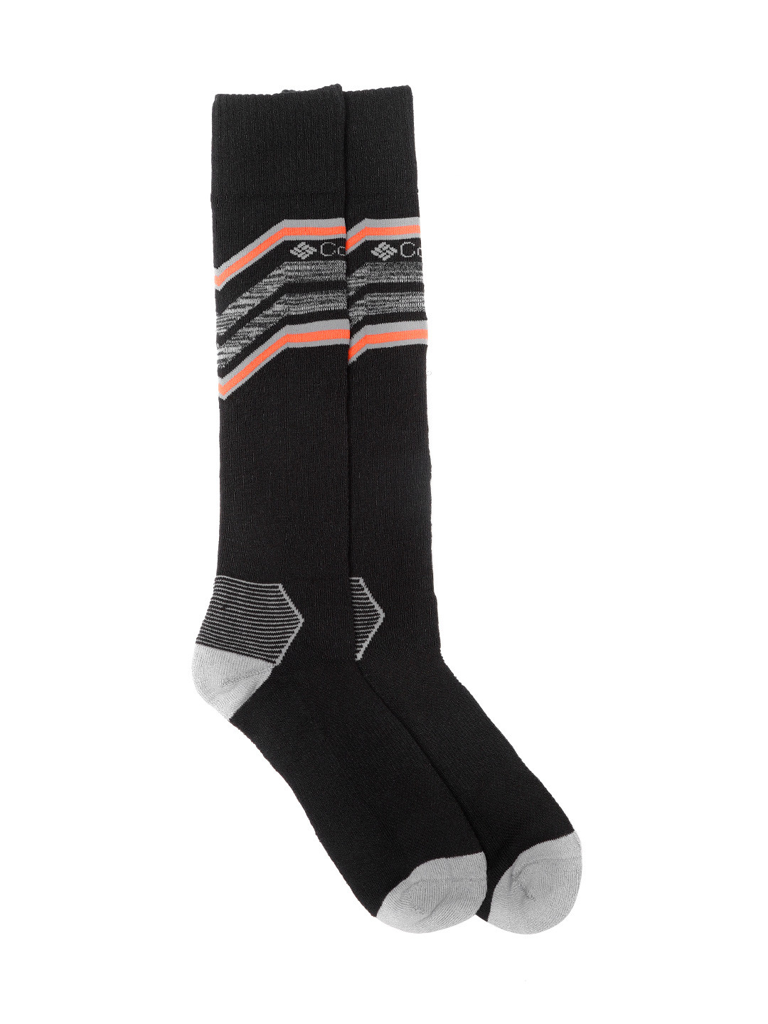 

Columbia Unisex Black Patterned Ankle Length Socks