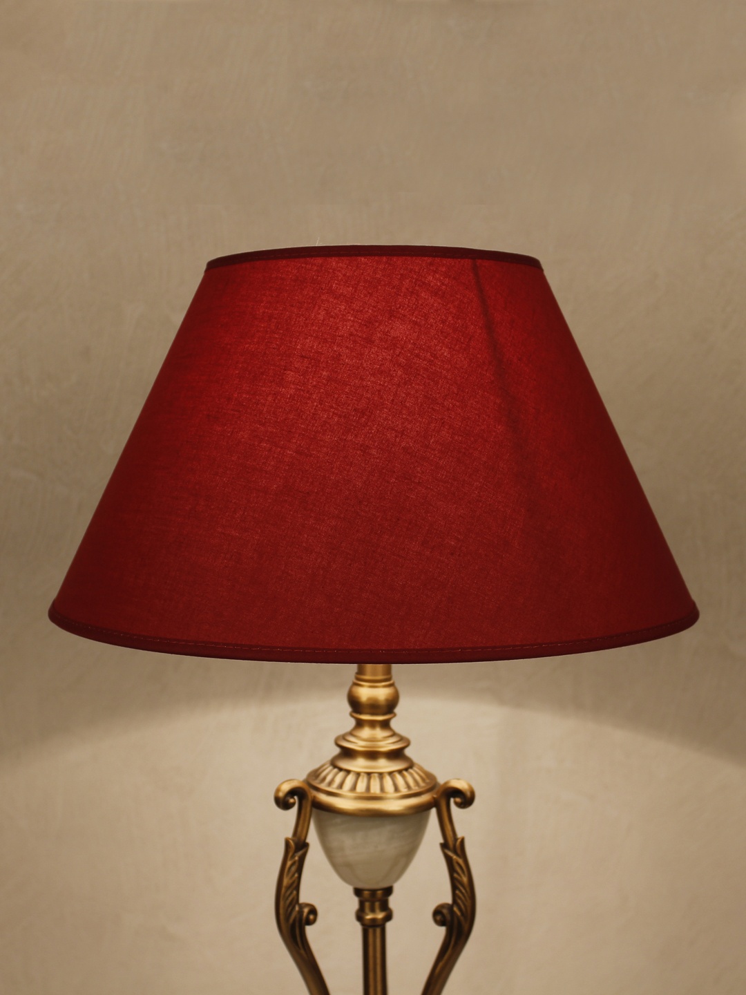 

THE LIGHT STORE Red Solid Table Top Lamp Shade