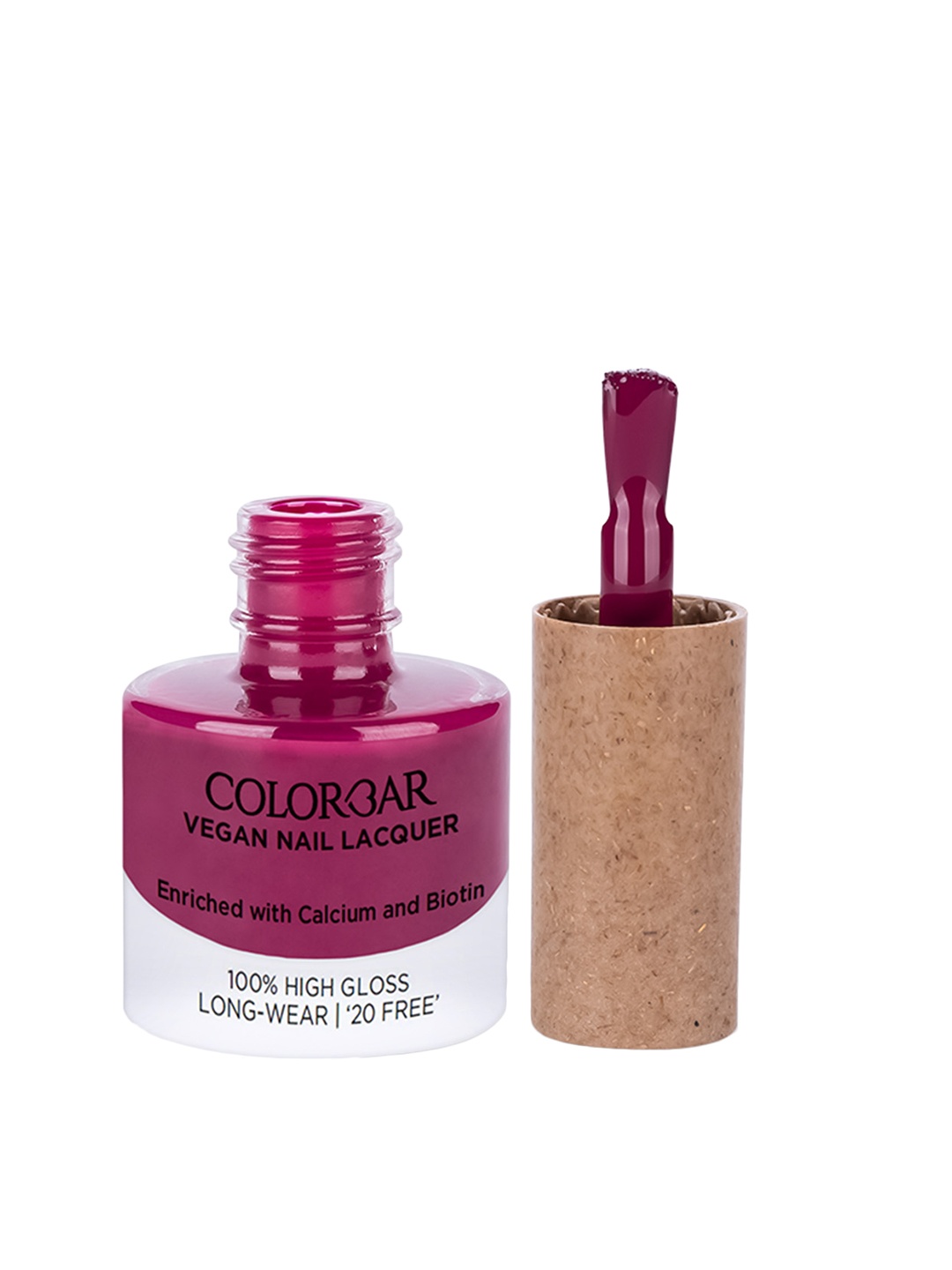 

Colorbar Longwear High Gloss Vegan Nail Lacquer with Calcium & Biotin 8 ml - Whiny 062, Magenta