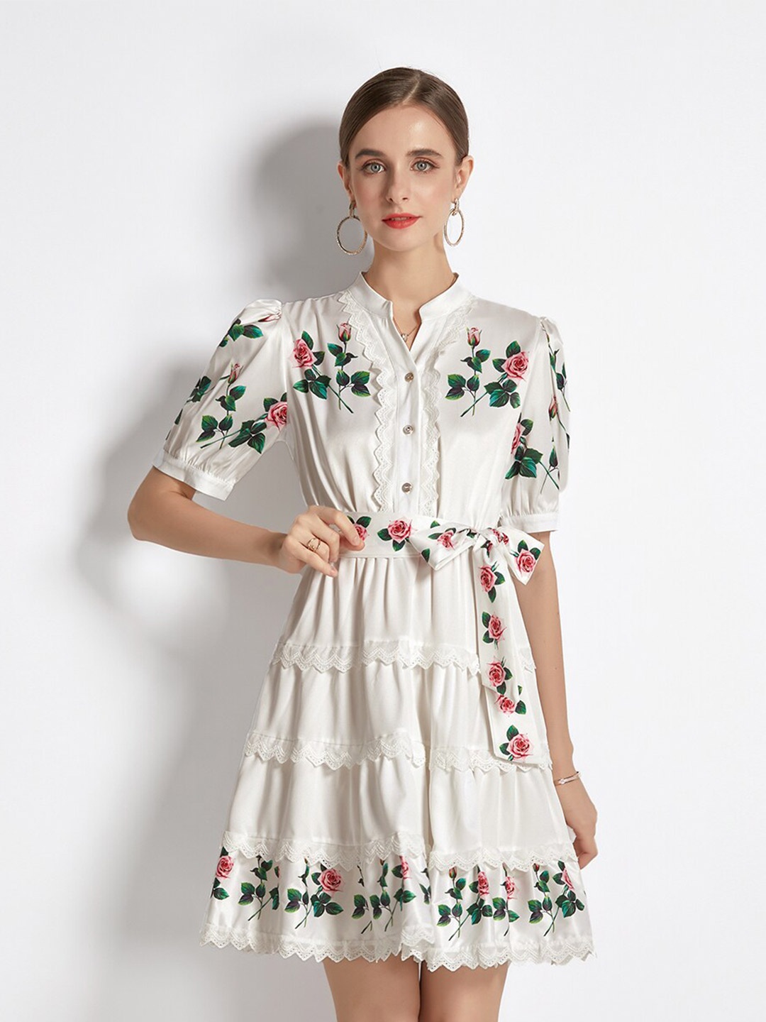 

JC Collection Multicoloured Floral Dress, Multi