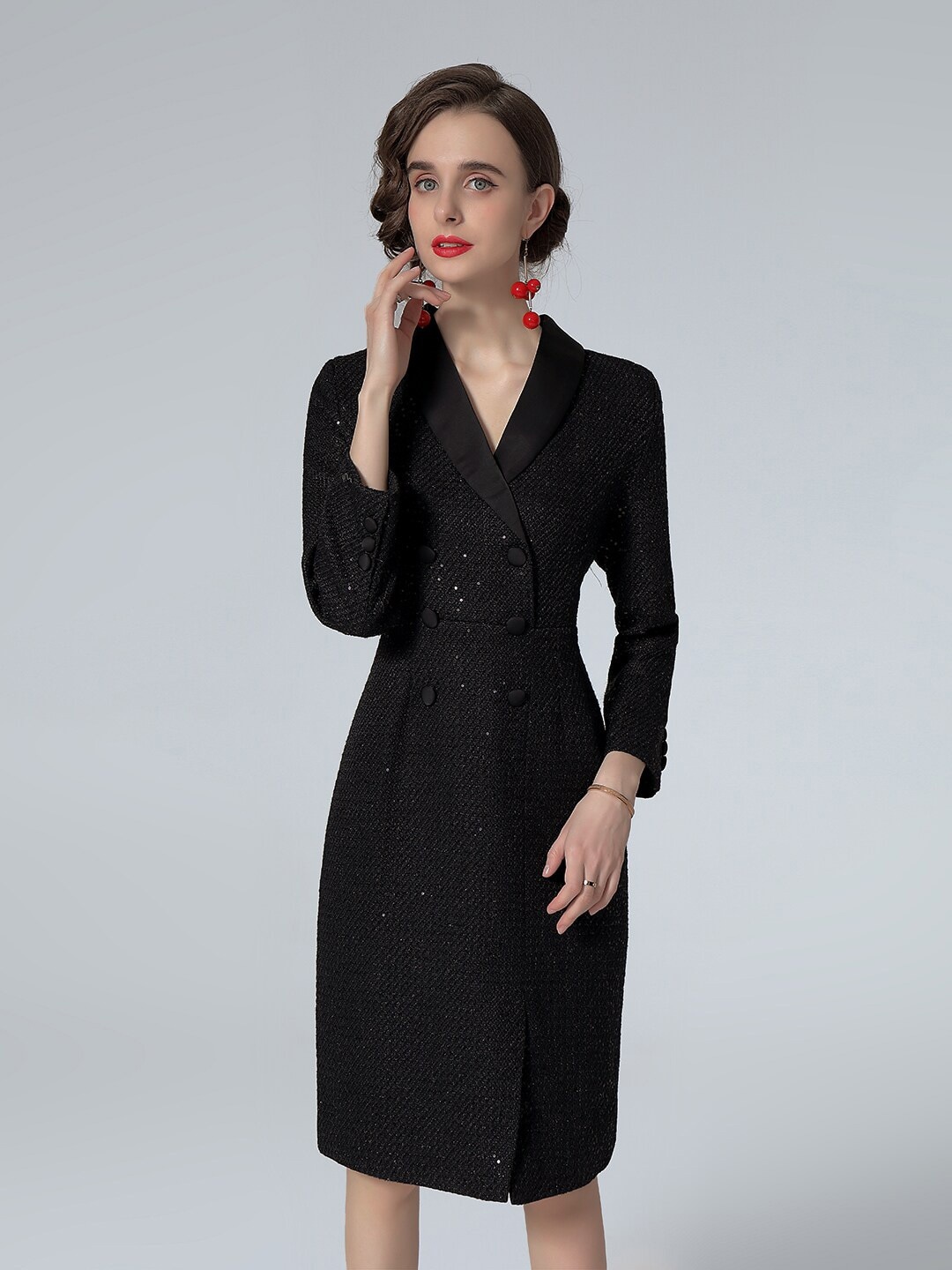

JC Collection Black Sheath Dress