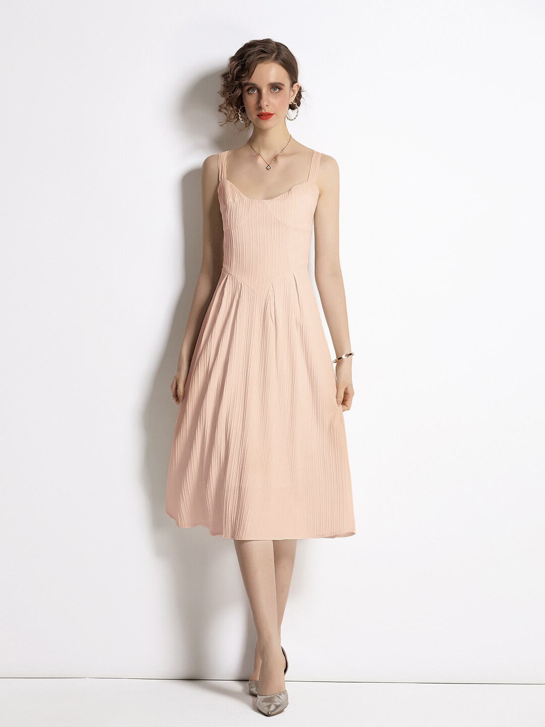 

JC Collection Pink Midi Dress