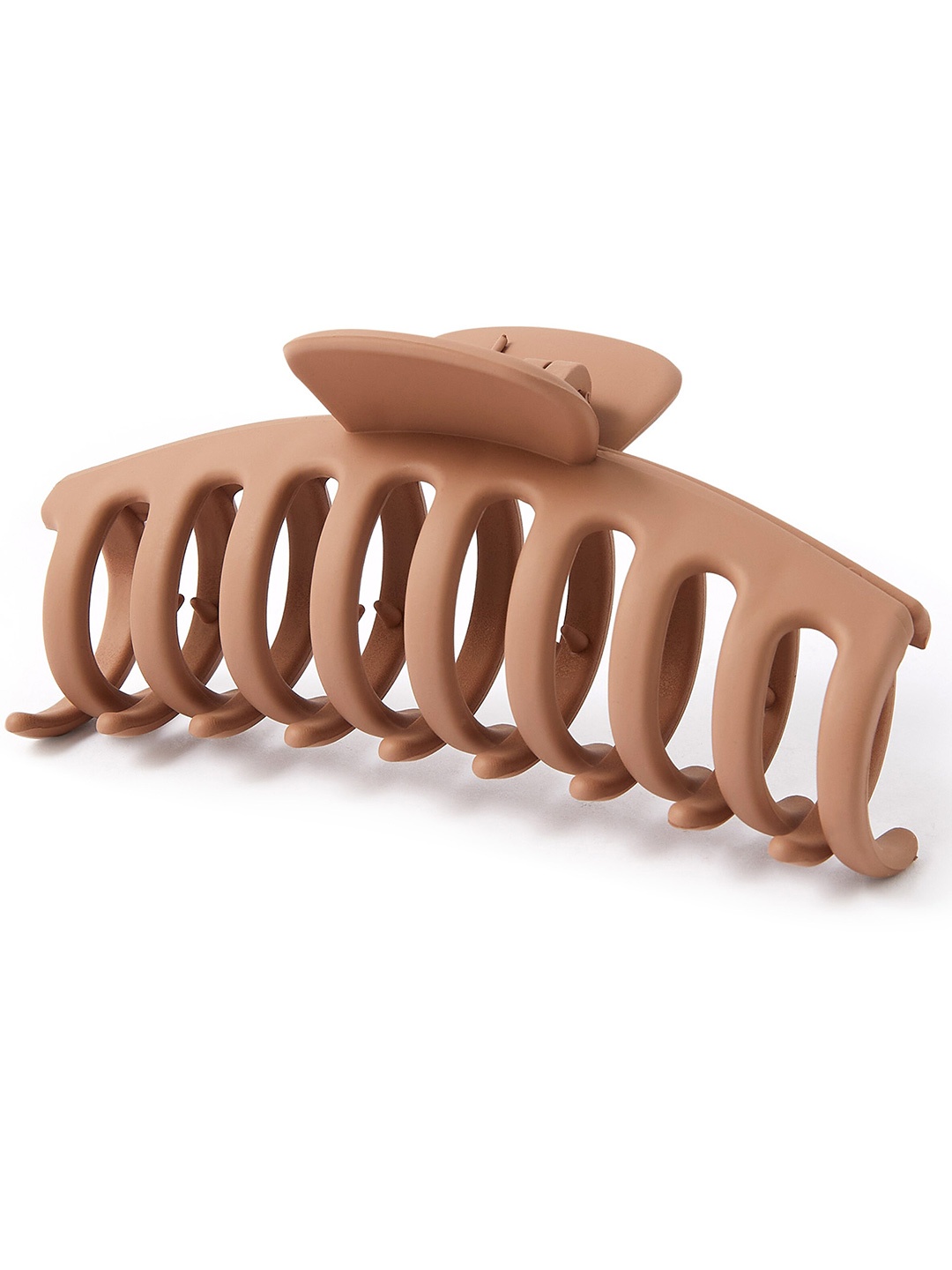 

Accessorize London Women Matte Large Claw Clip, Brown