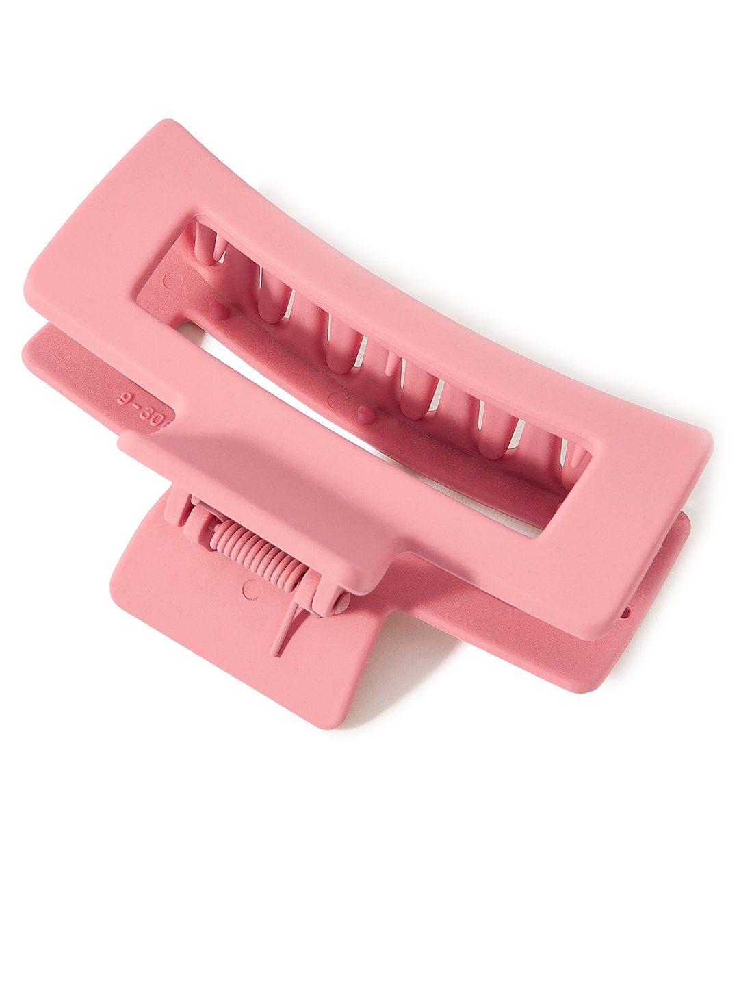 

Accessorize London Women Matte Large Rectangle Claw Clip, Pink