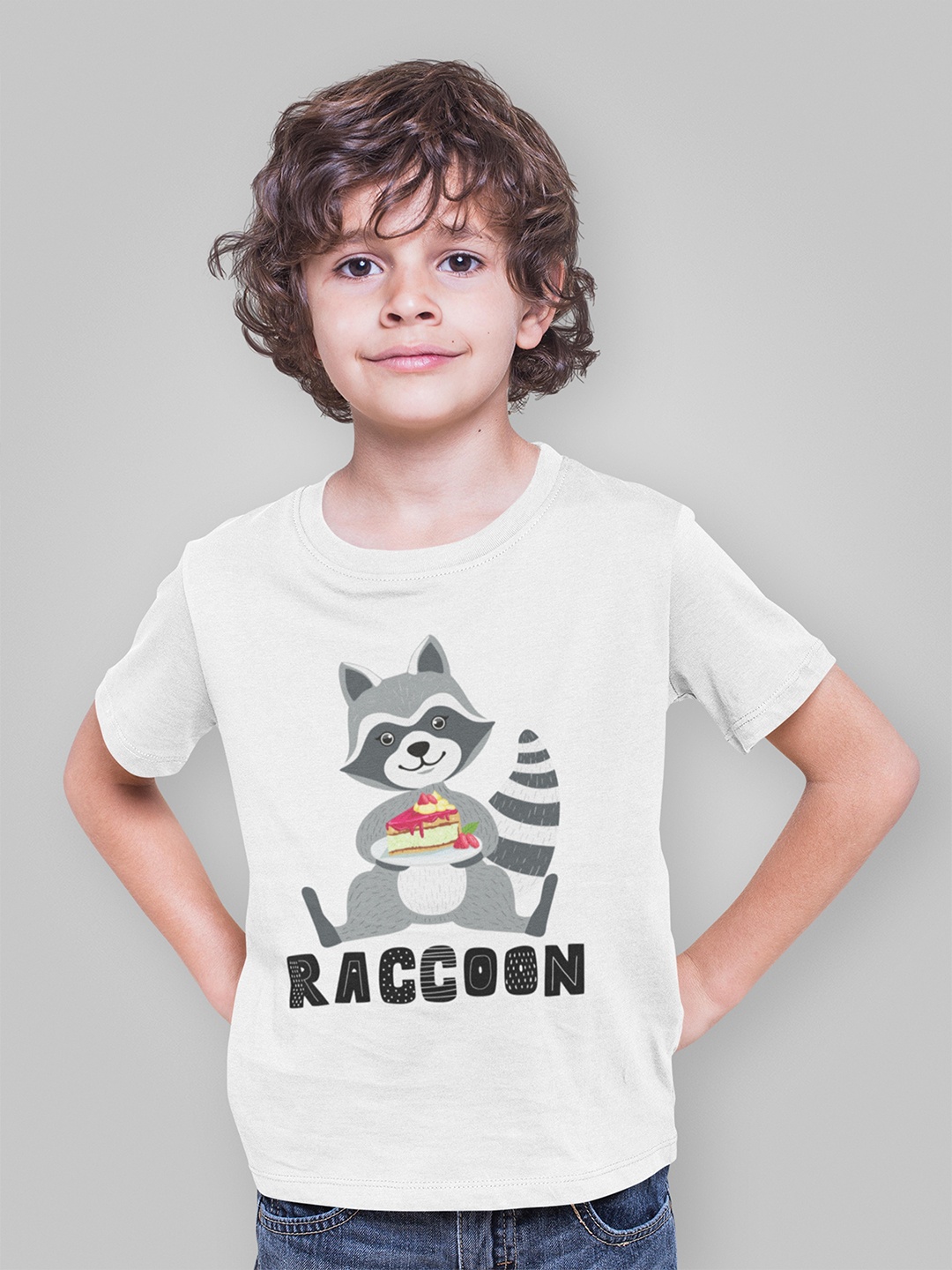 

MA Baby Kids White Printed Pure Cotton Bio Finish T-shirt