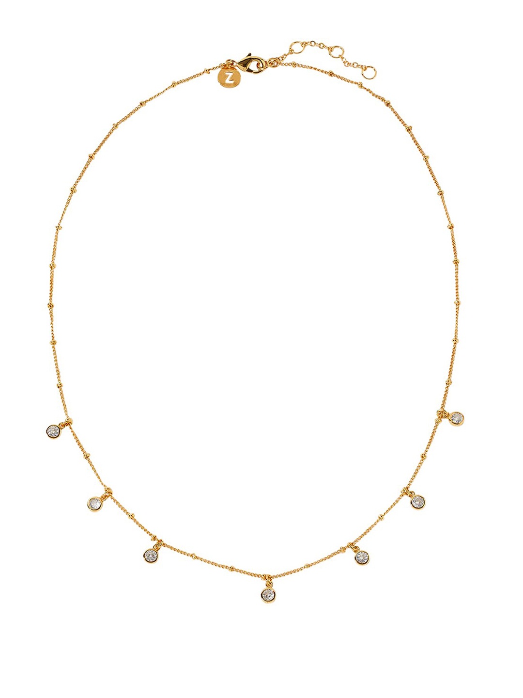 

Accessorize Women Gold-Toned & White Gold-Plated Necklace