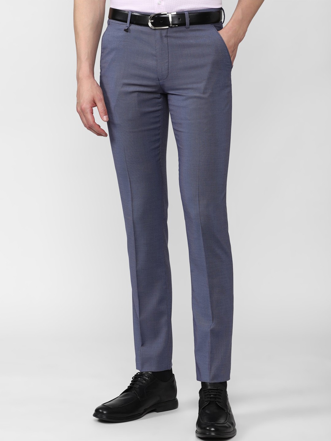 

Van Heusen Men Blue Slim Fit Formal Trousers
