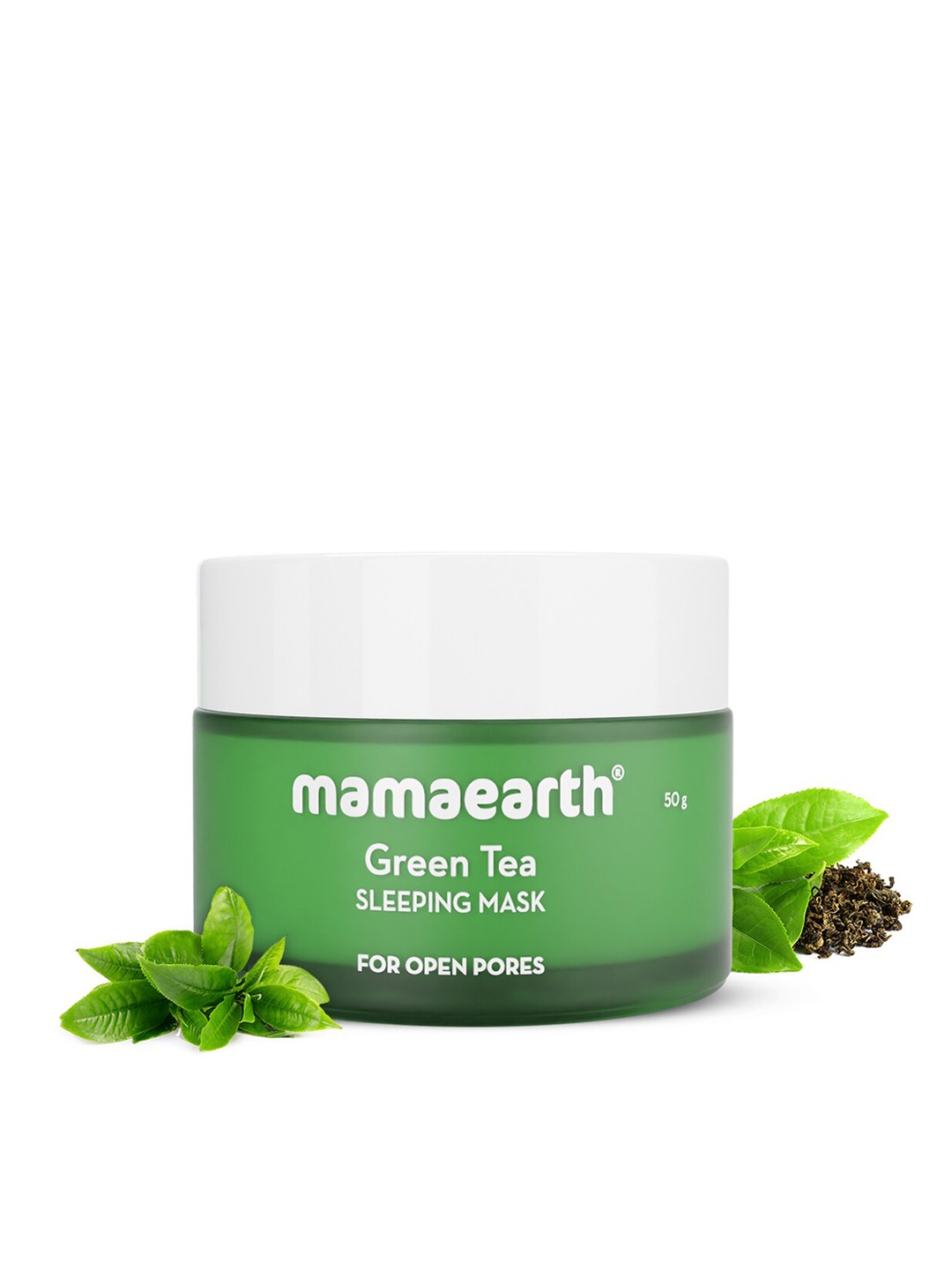 

Mamaearth Green Tea Sleeping Mask 50 g, Transparent