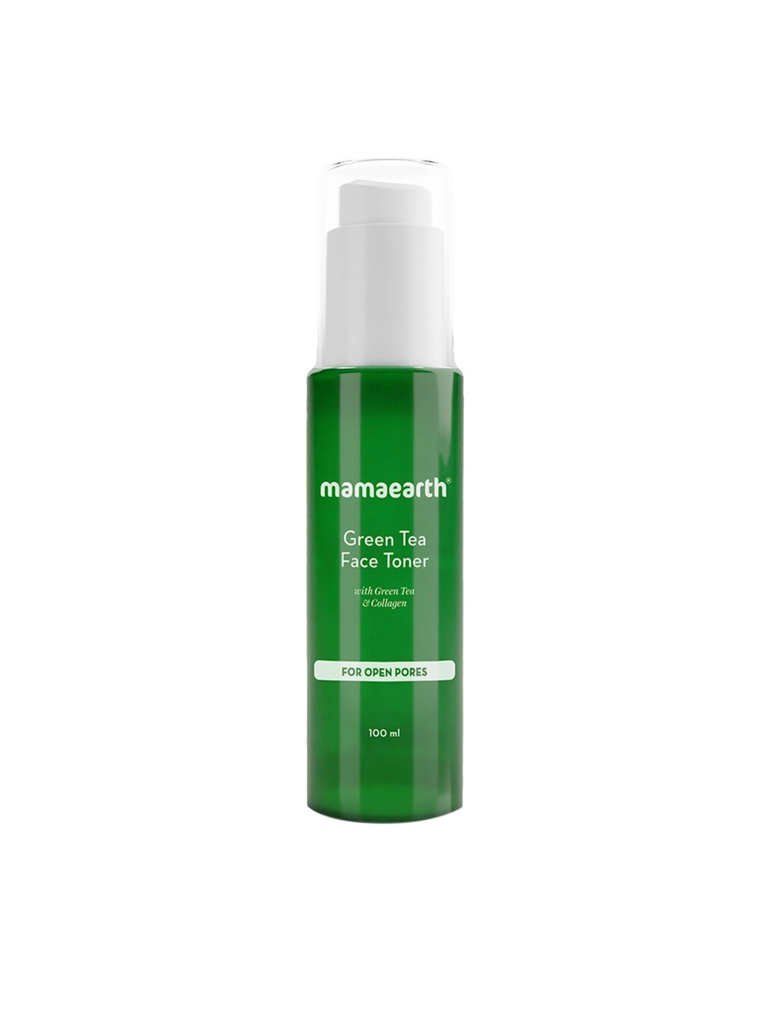 

Mamaearth Cruelty-Free Green Tea Face Toner with Collagen For Open Pores - 100 ml