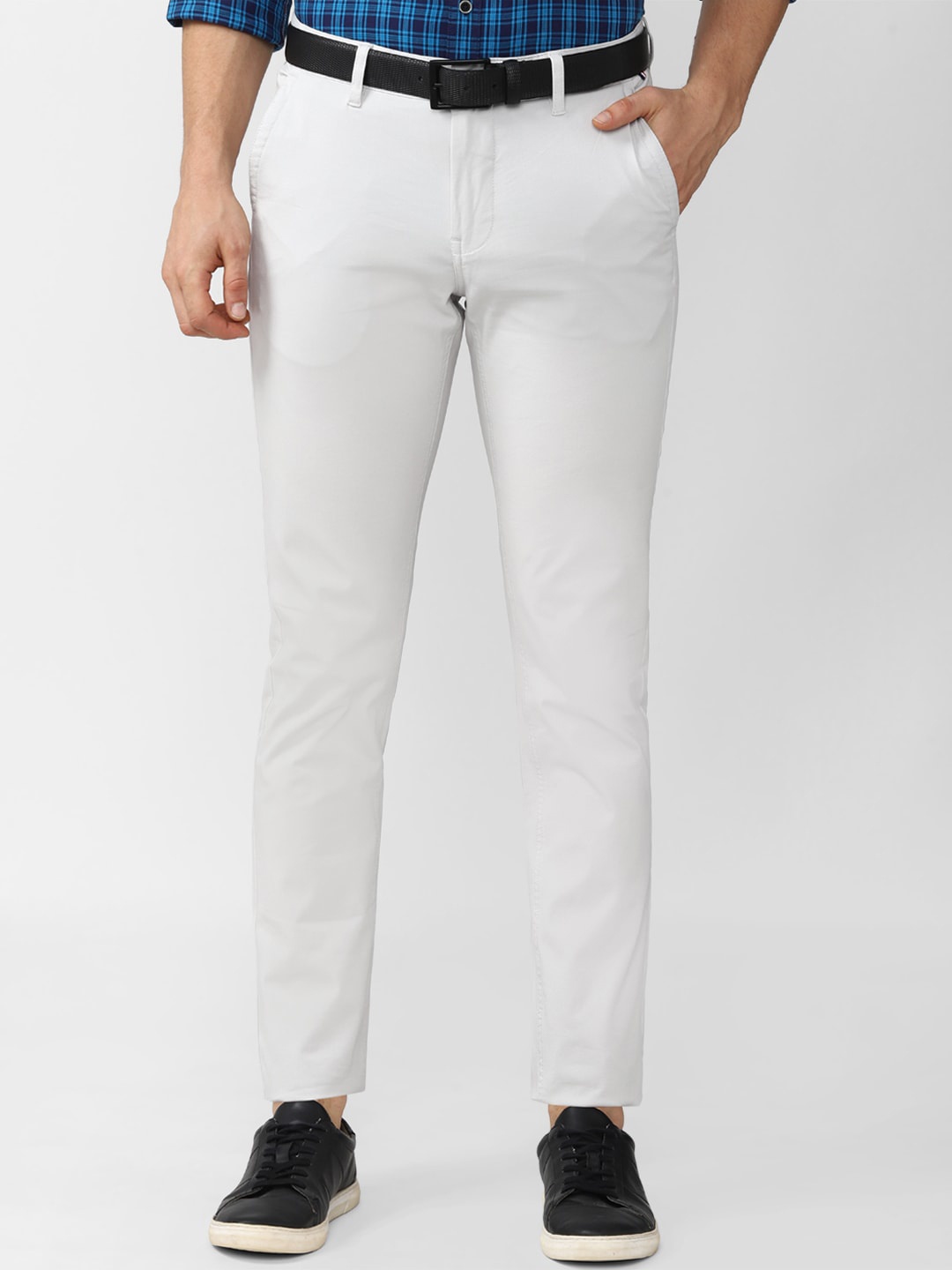 

Van Heusen Sport Men White Slim Fit Chinos Trouser