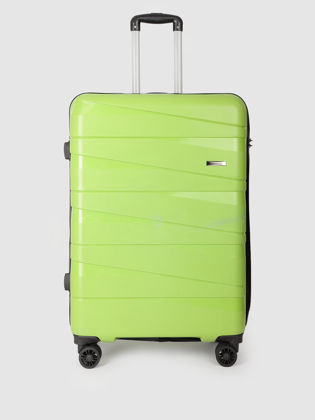 

Teakwood Leathers Unisex Textured Hard-Sided Large Trolley Bag- 95.5 Litres, Green