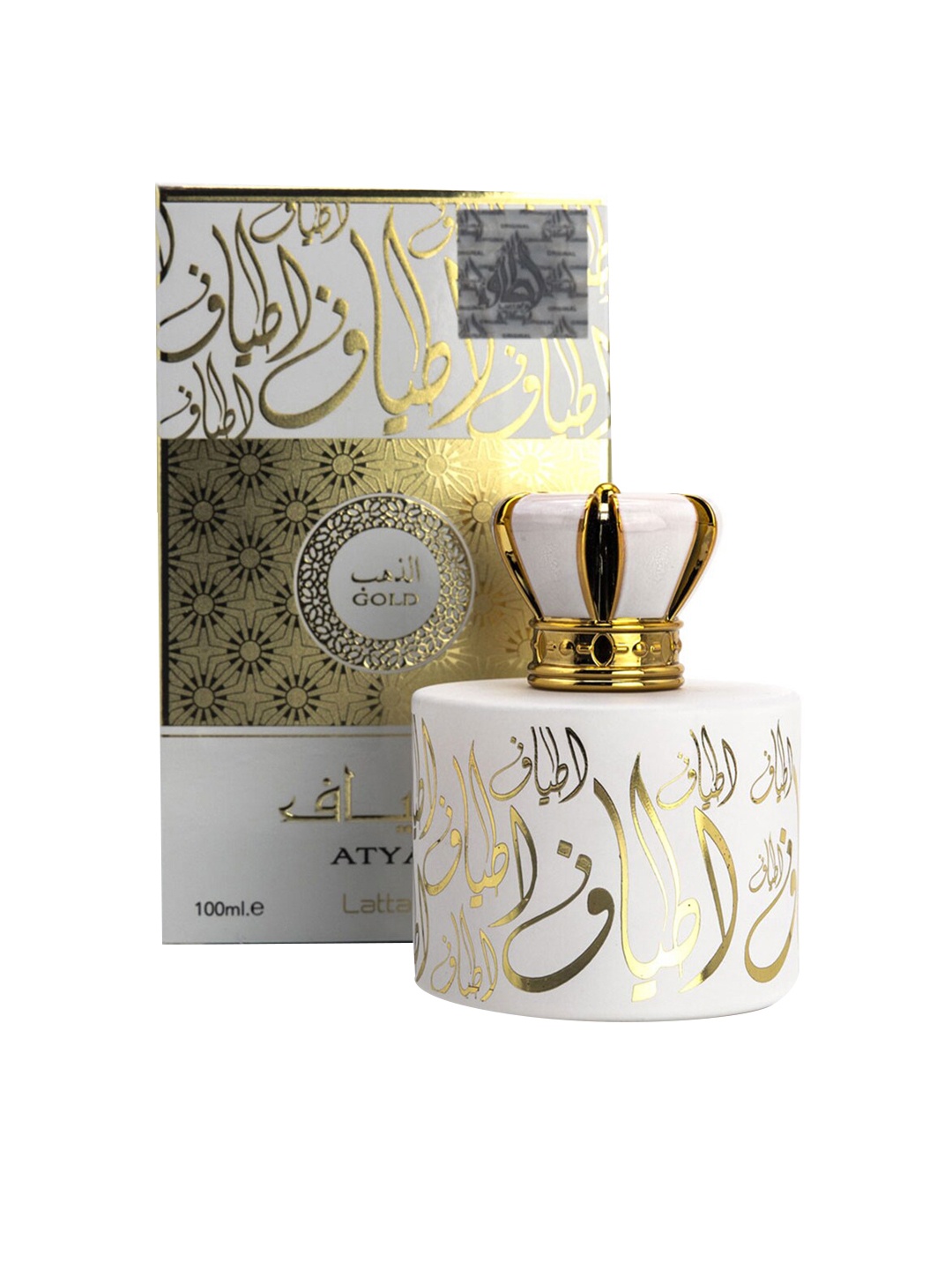 

Lattafa Unisex Atyaf Gold Eau De Parfum - 100 ml, White