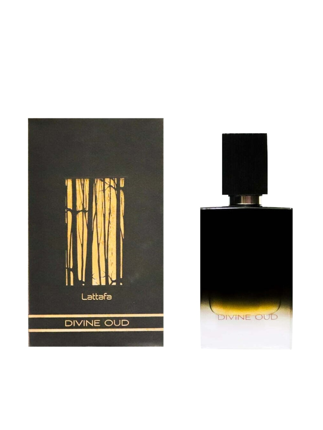 

Lattafa DIVINE OUD Eau De Perfume - 100ML, Black