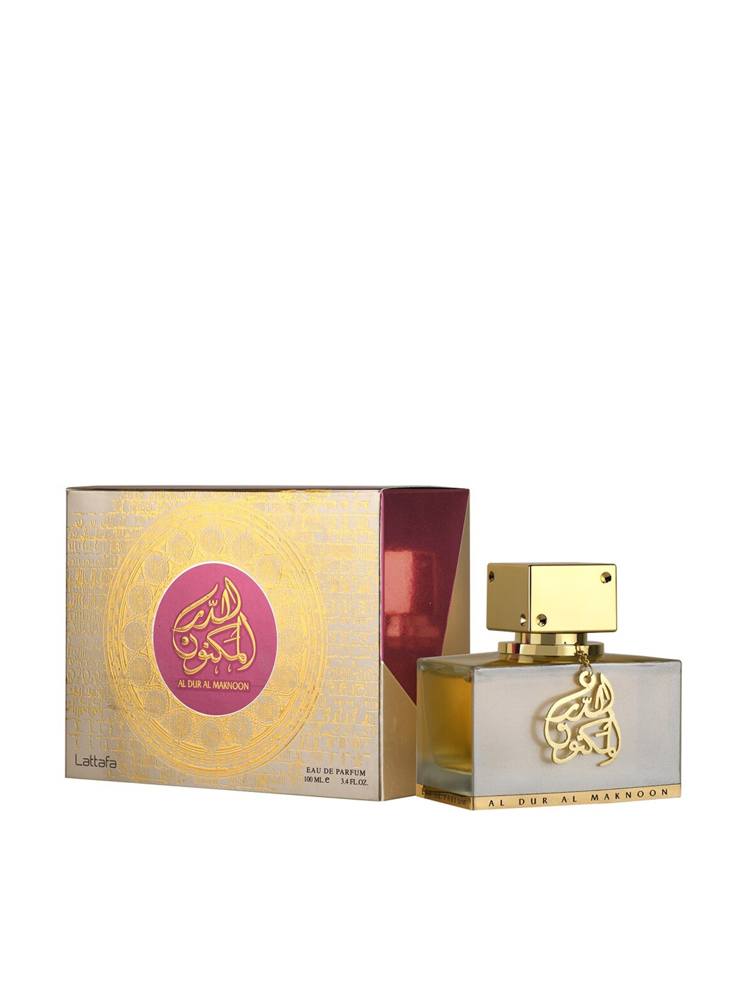 

Lattafa Unisex Al Dur Al Maknoon Eau De Parfum - 100 ml, Gold