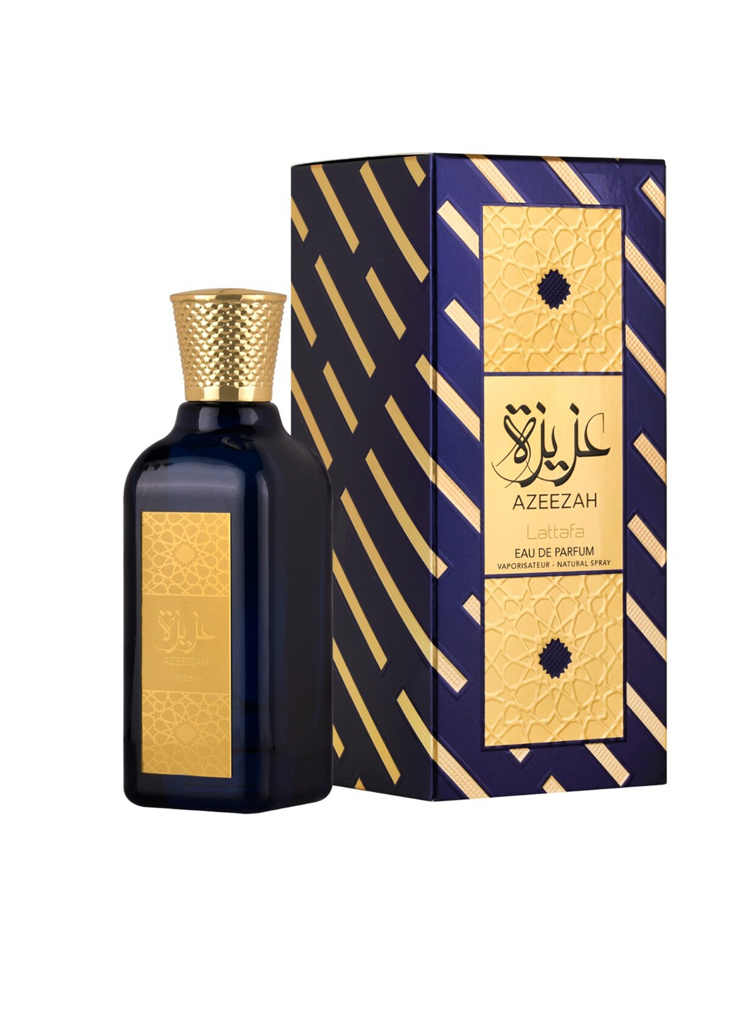 

Lattafa Unisex Azeezah Eau De Parfum - 100 ml, Navy blue