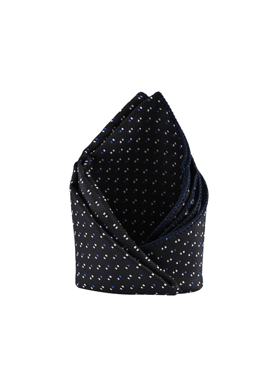 

BuckleUp Men Black & White Printed Pocket Square