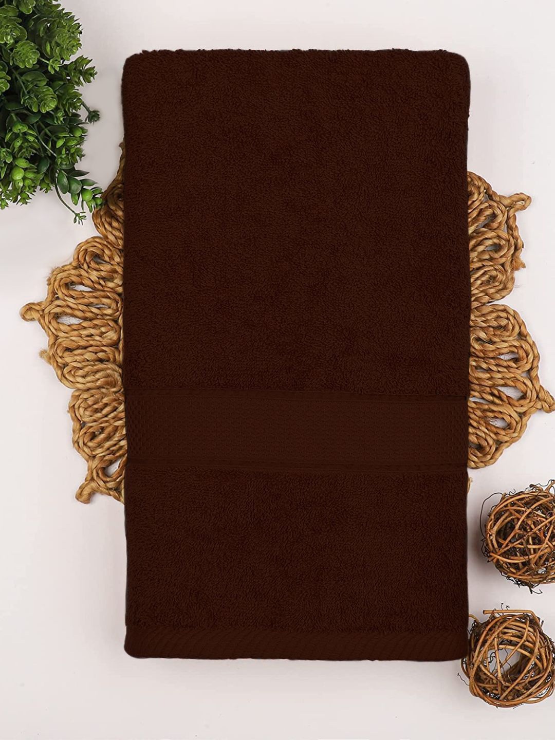 

Sleeping Owls- because your sleep matters Coffee Brown 330 GSM Cotton Bath Towel