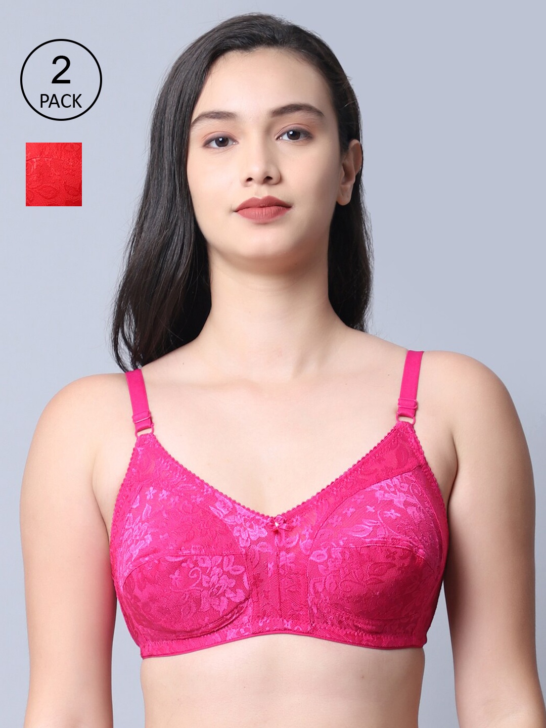 

GRACIT Women Red Bra