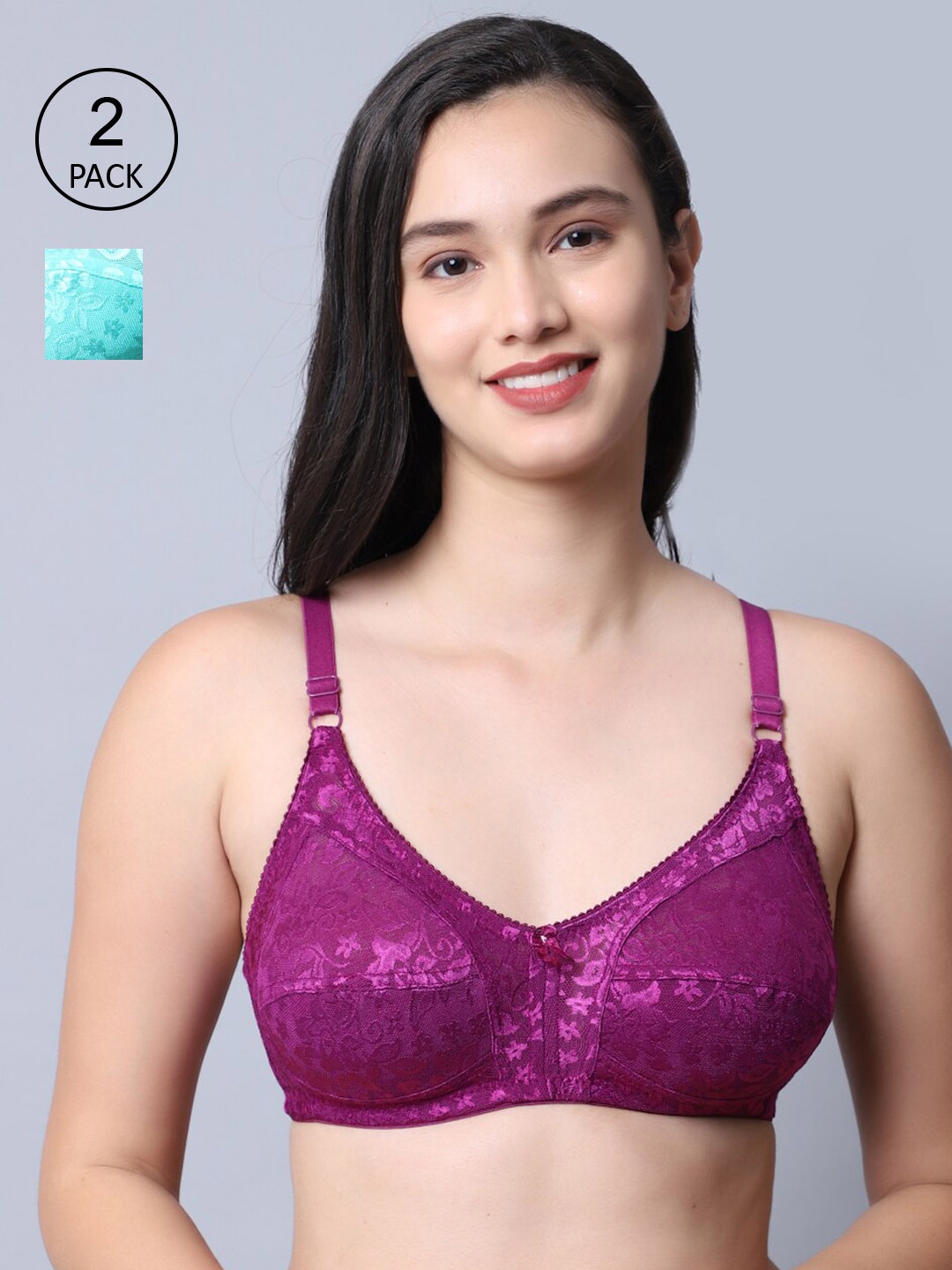 

GRACIT Women Purple Bra