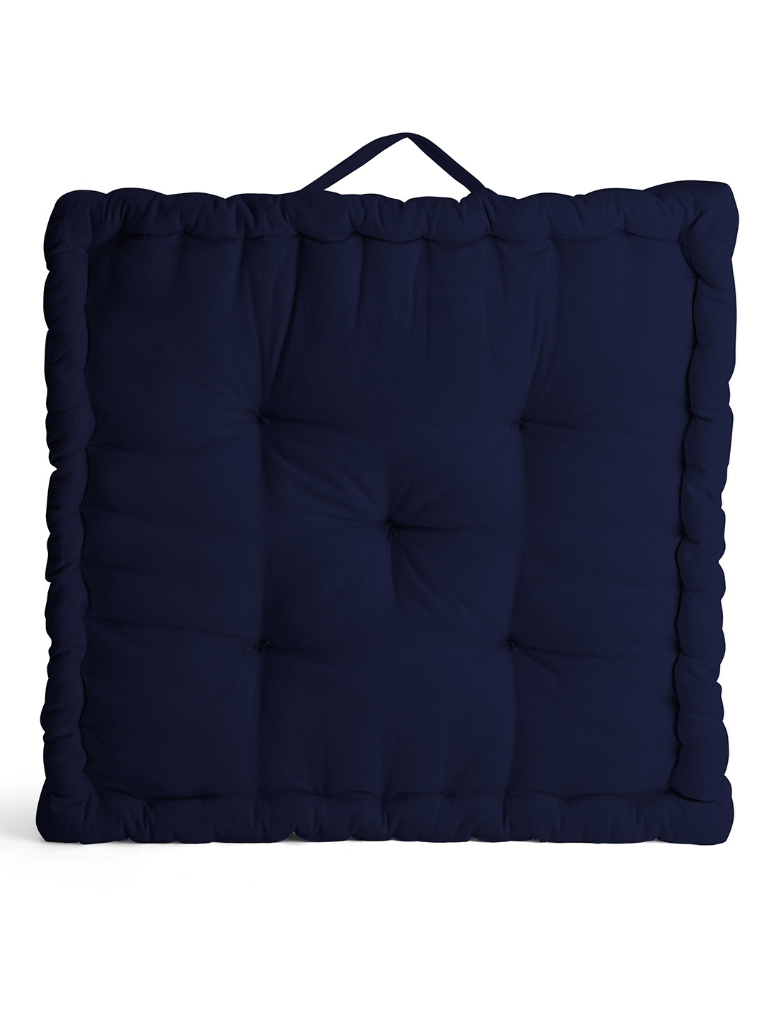 

Encasa Homes Navy Blue Floor Cushion