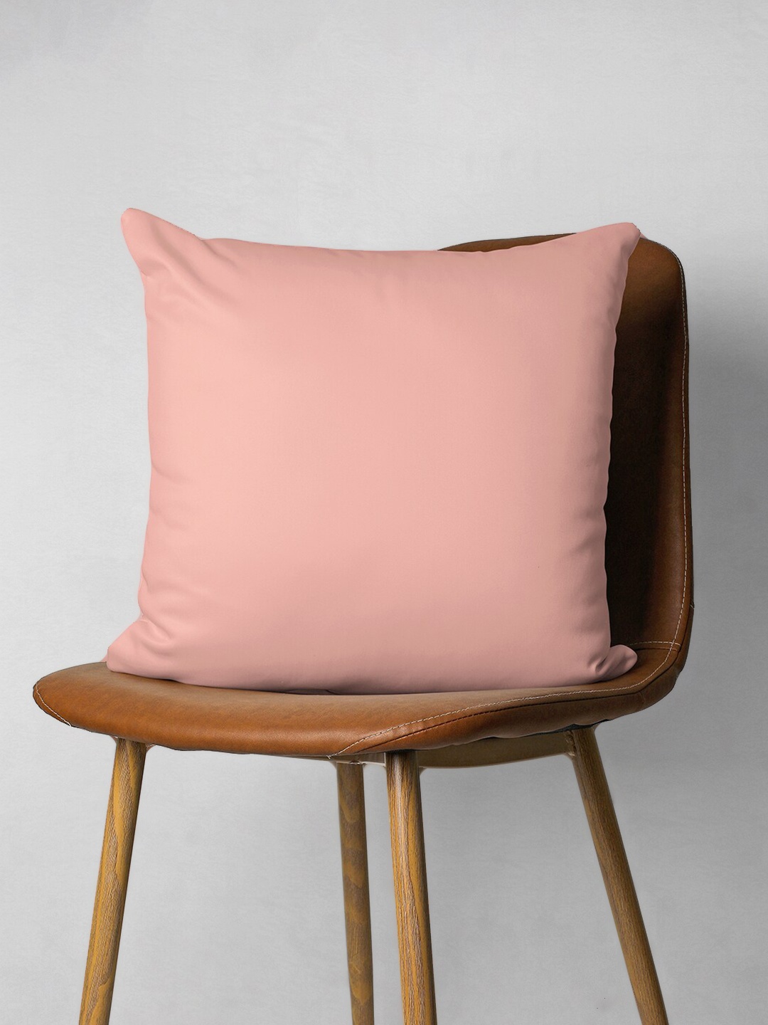 

Encasa Homes Pink Set of 2 Square Cushion Covers
