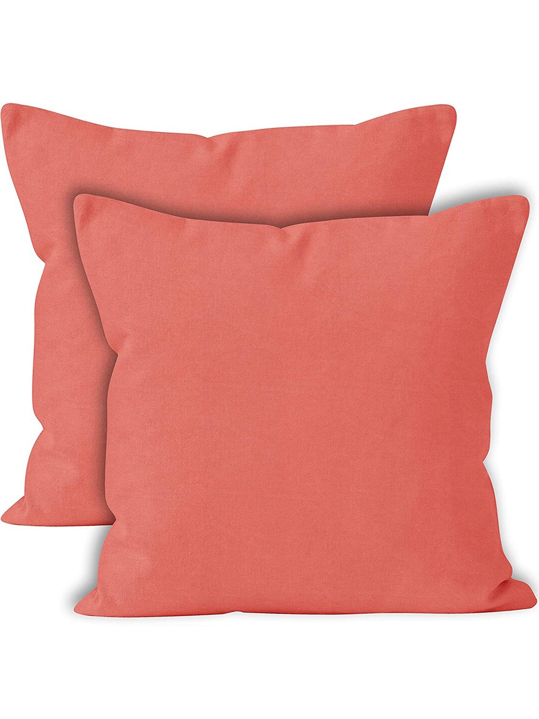 

Encasa Homes Coral Set of 2 Square Cushion Covers