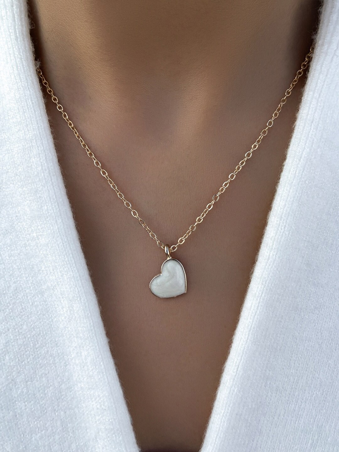 

Shining Diva Fashion Gold-Toned & White Gold-Plated Necklace