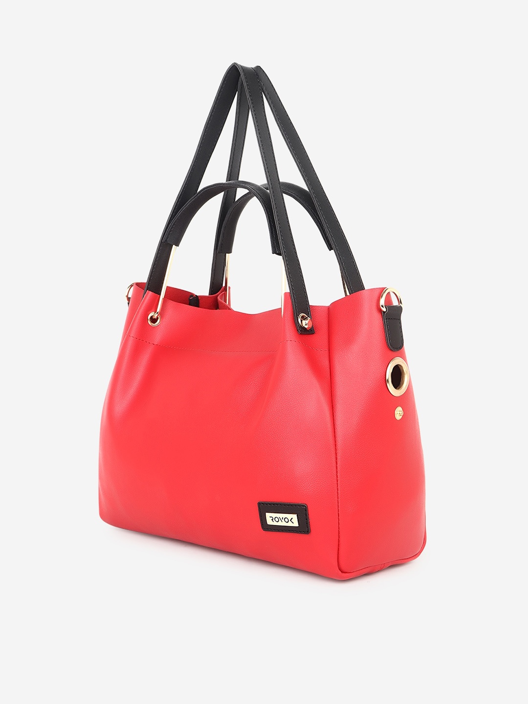 

ROVOK Red Set of 5 Solid PU Structured Shoulder Bag
