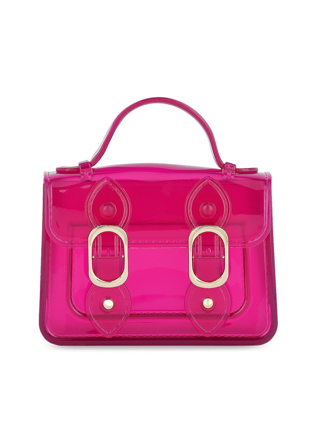 

London Rag Fuchsia Structured Sling Bag