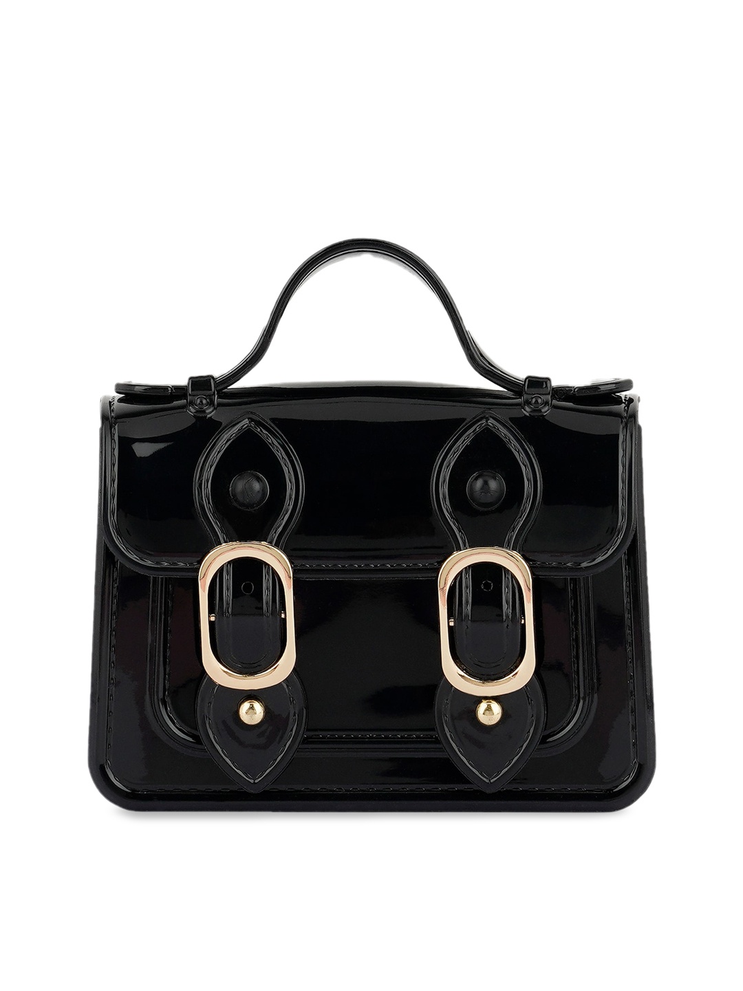 

London Rag Black Structured Sling Bag
