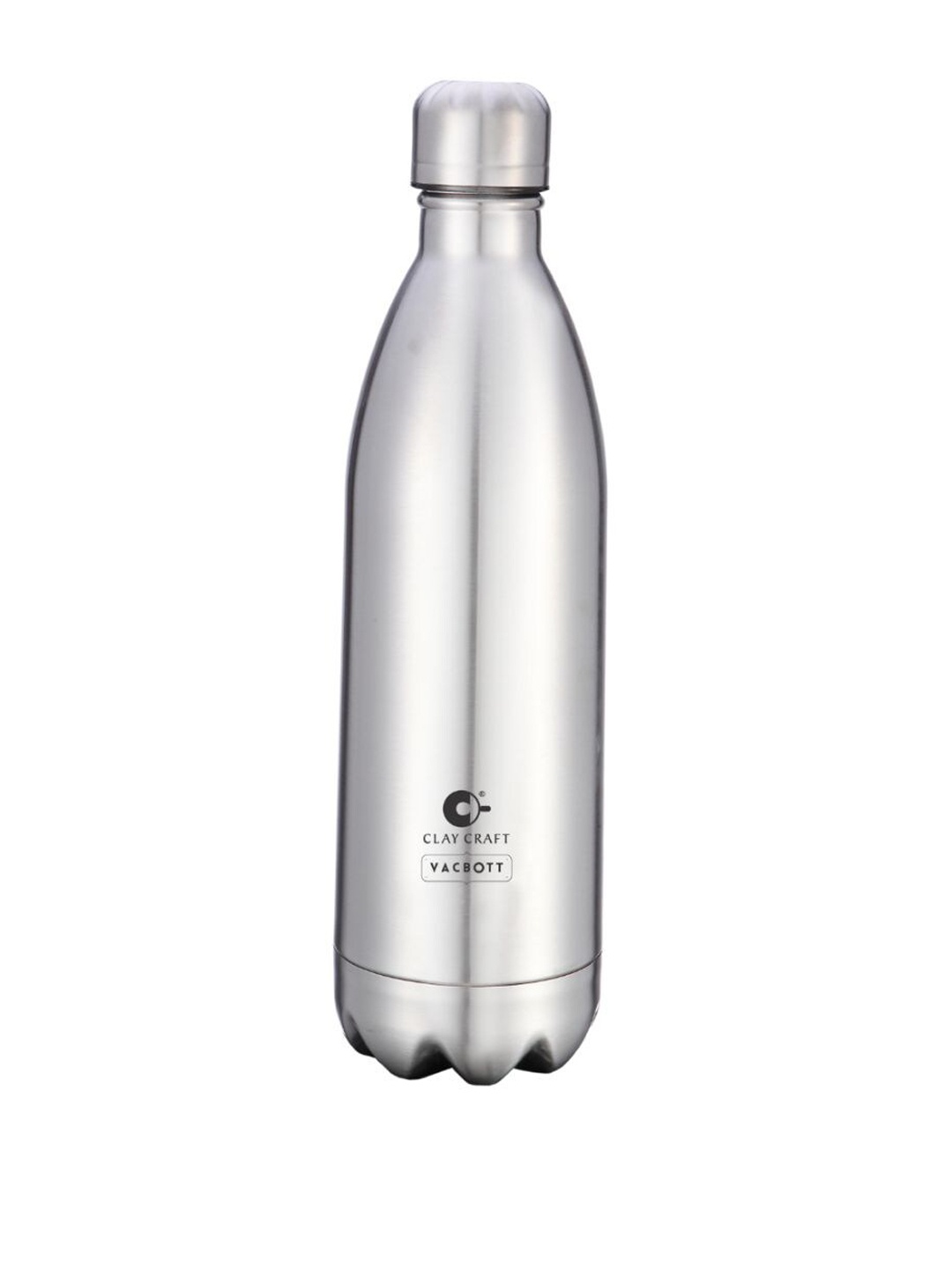 

CLAY CRAFT Silver-Brand Logo Printed Stainless Steel Water Bottle