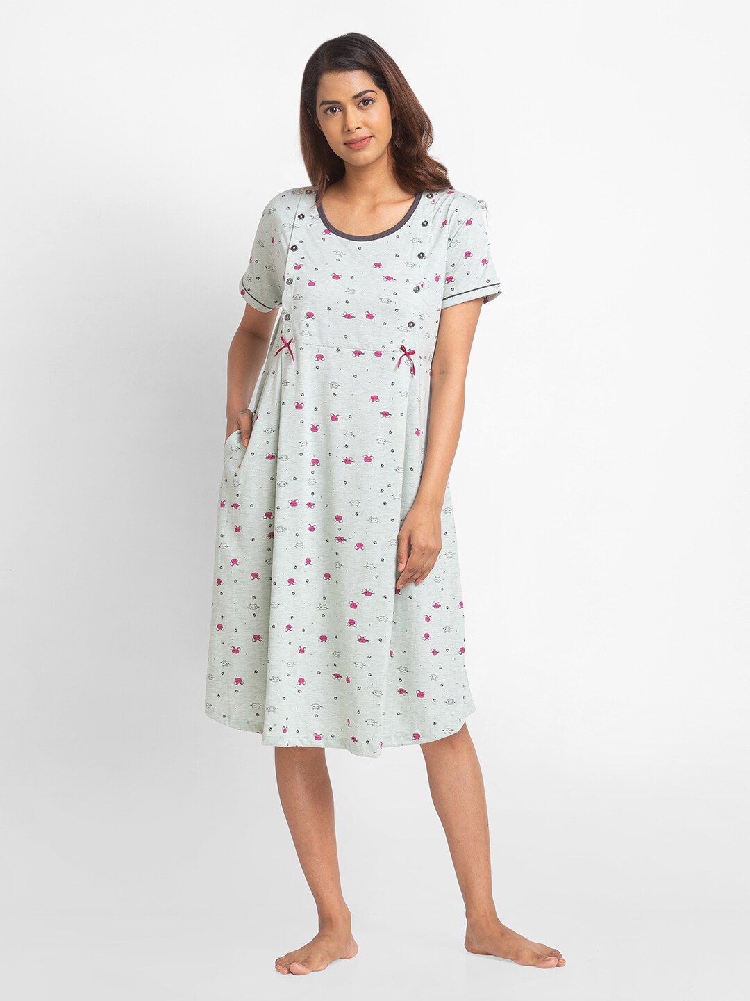 

Juliet Green Printed Nightdress