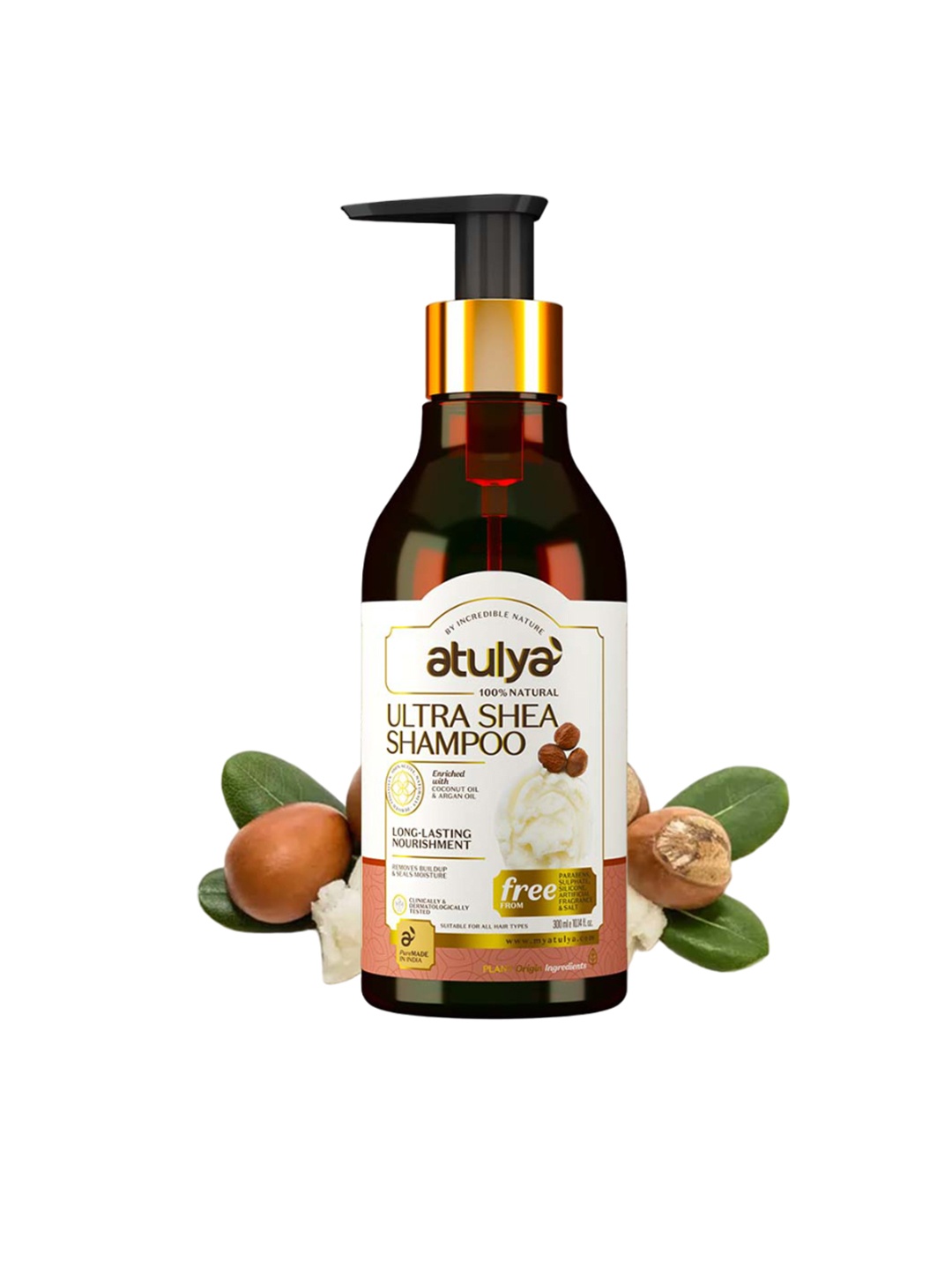 

Atulya Ultra Shea Shampoo To Remove Buildup - 300ml, Multi