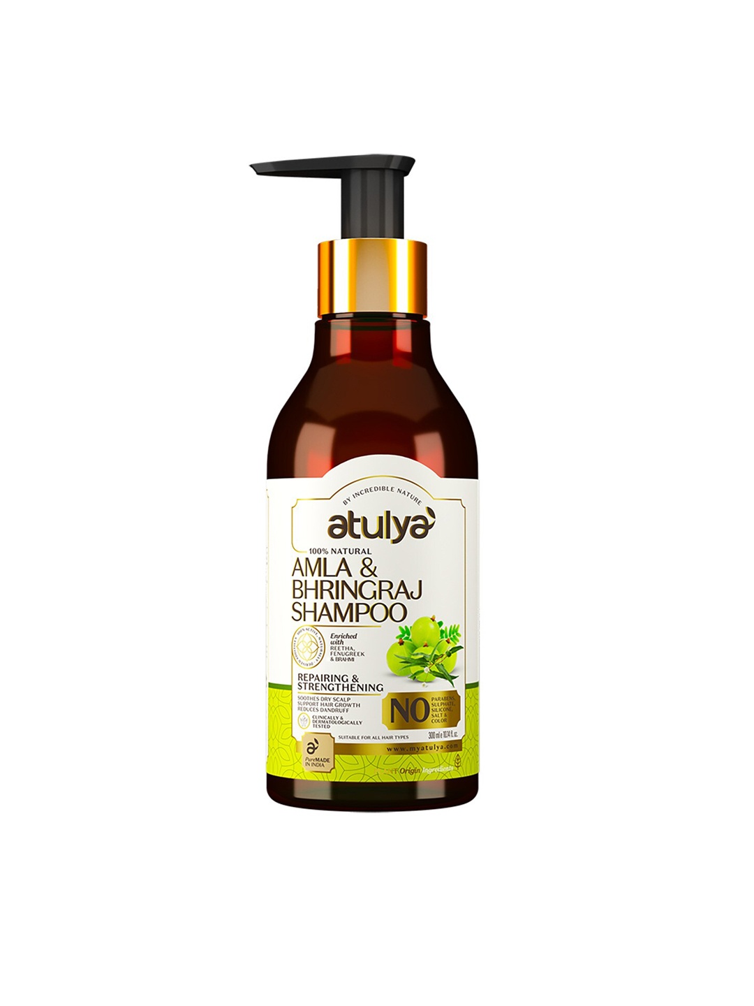 

Atulya Unisex Daily Hair Care Shampoo and Conditioner- 600ml, Multi