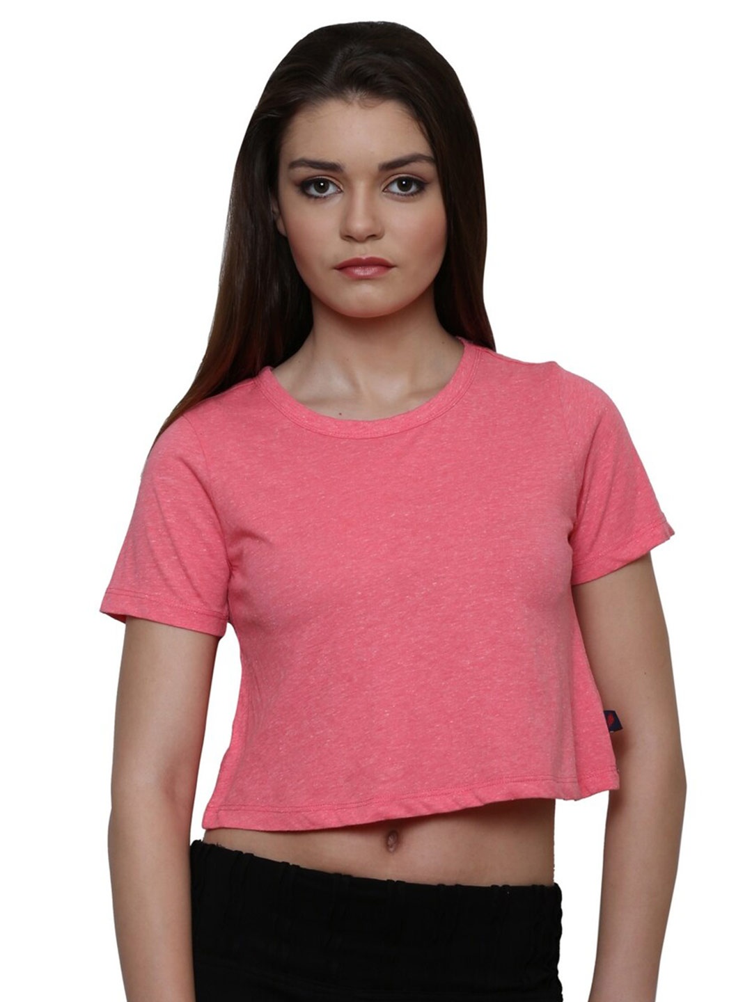 

LE BOURGEOIS Pink Boxy Crop Top
