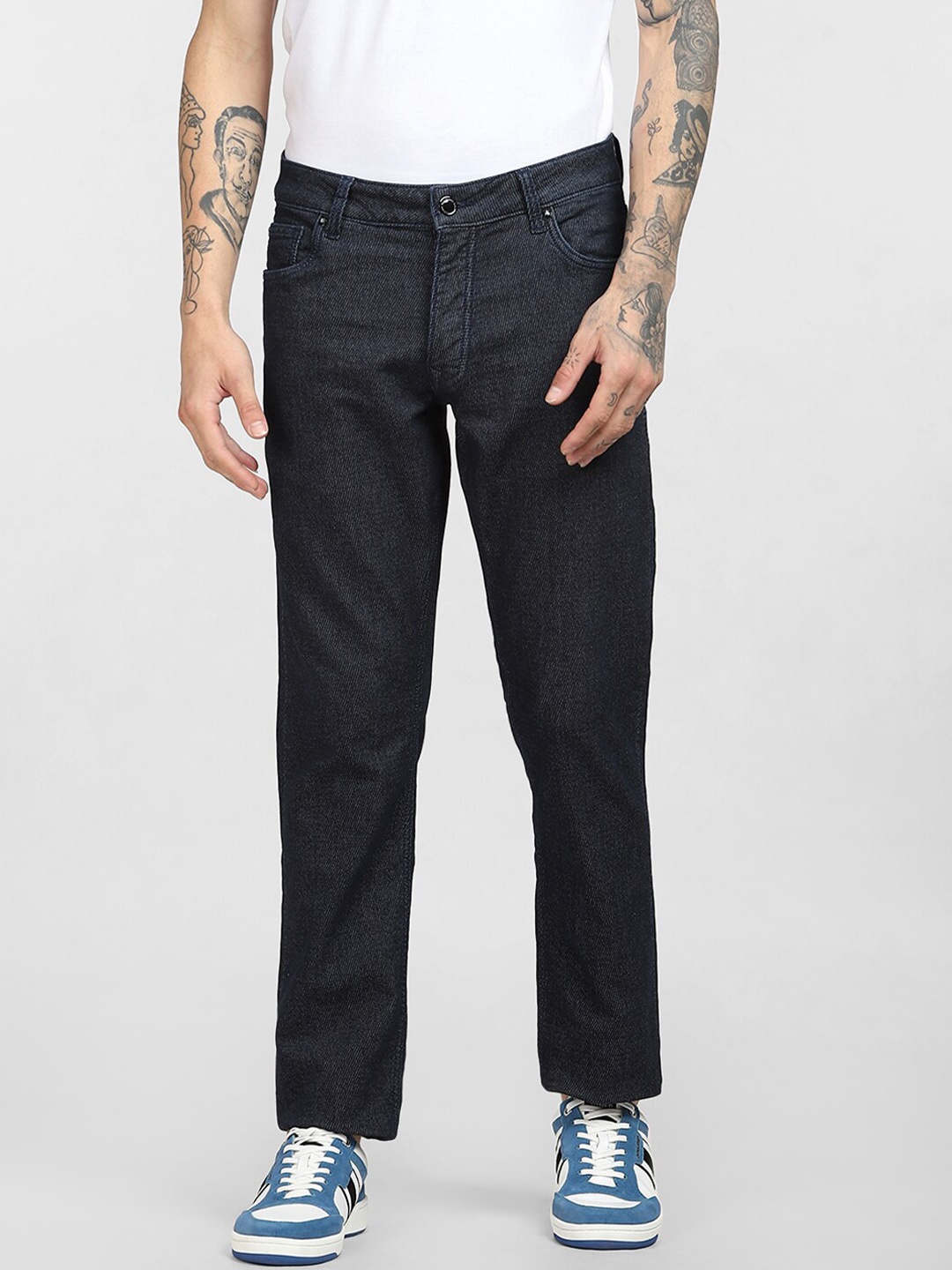 

Jack & Jones Men Blue Low-Rise Jeans