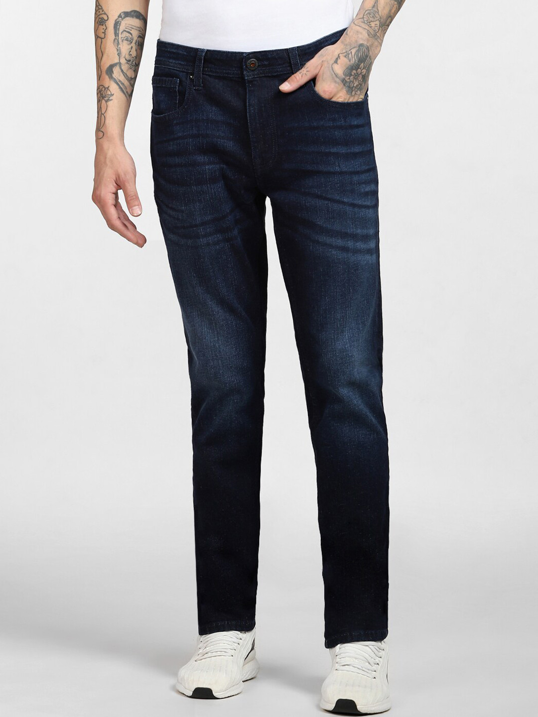 

Jack & Jones Men Blue Skinny Fit Low-Rise Jeans