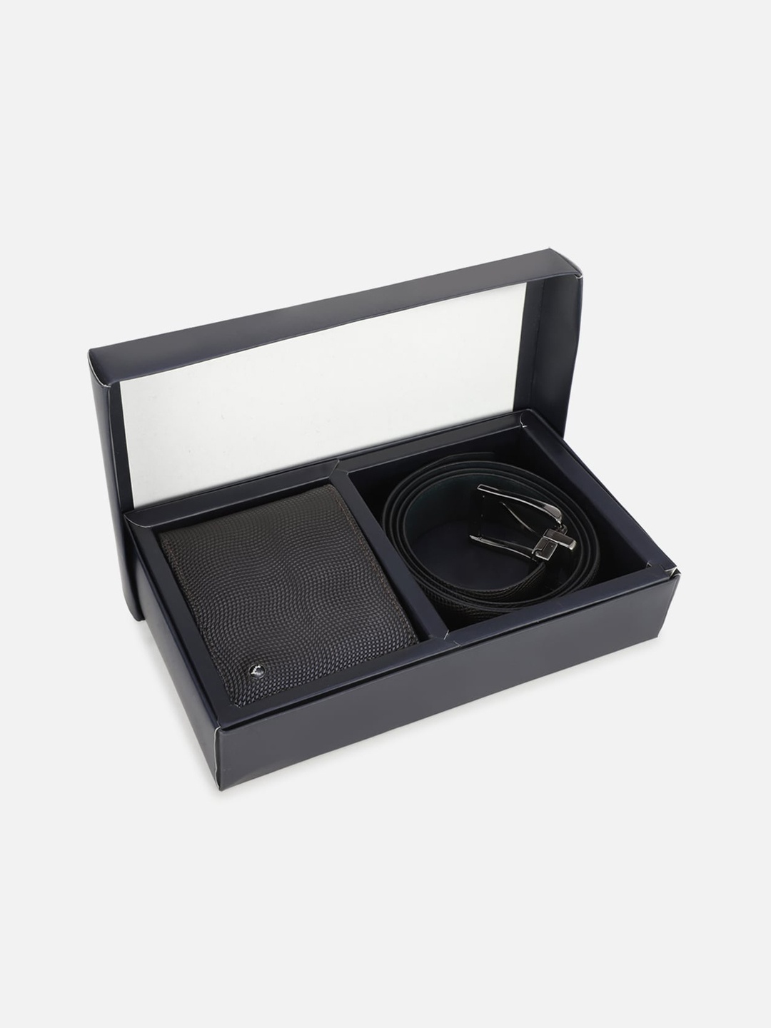 

Allen Solly Men Black Textured Accessory Gift Set