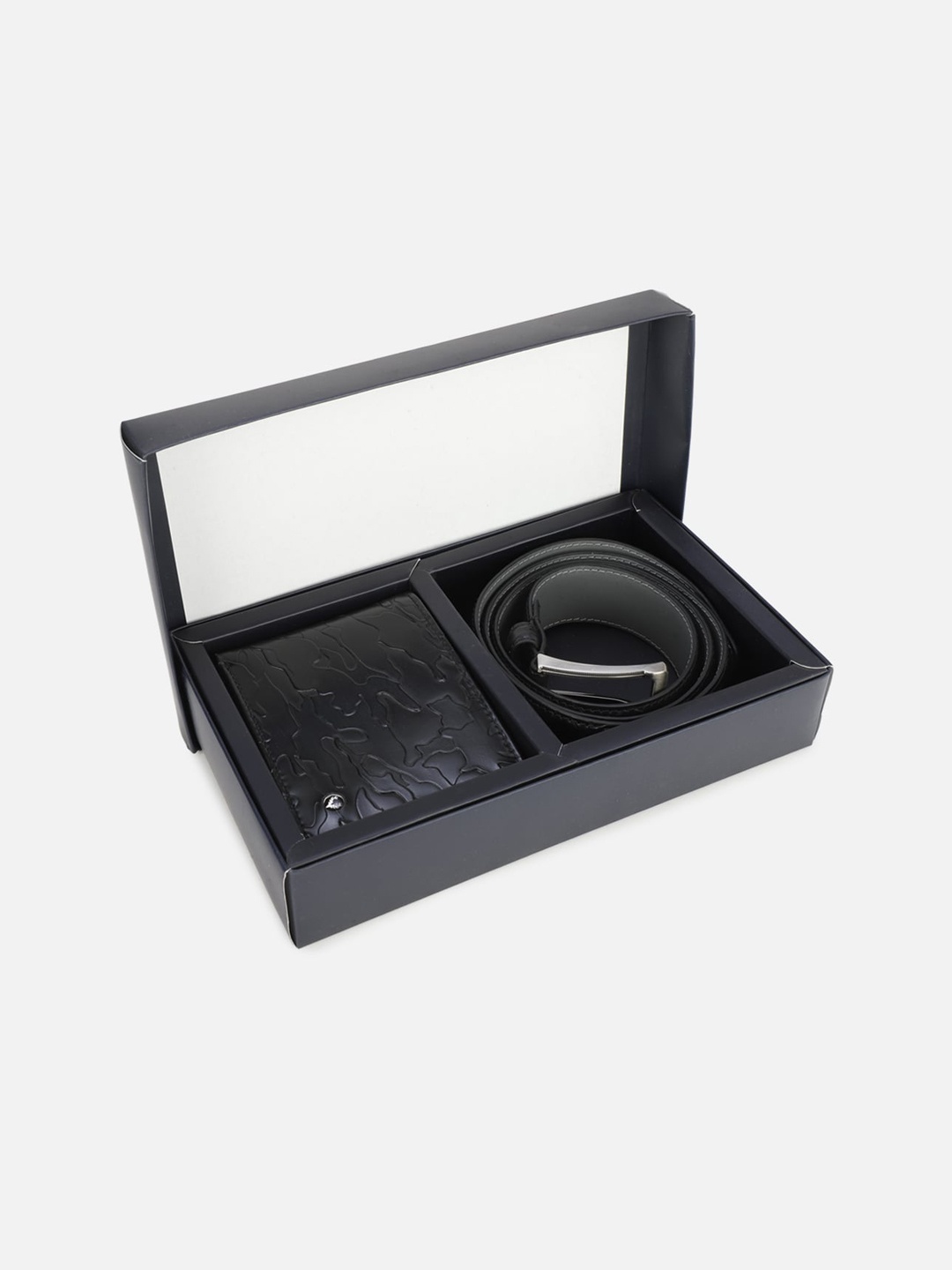 

Allen Solly Men Black Textured Accessory Gift Set