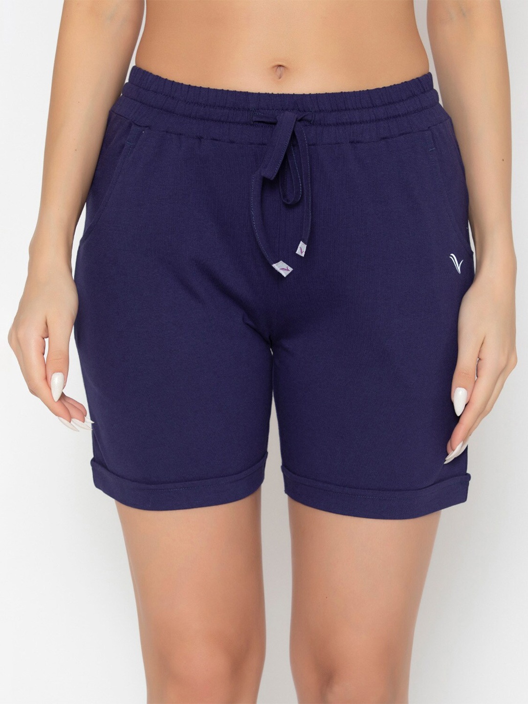 

Vami Women Blue Sports Shorts