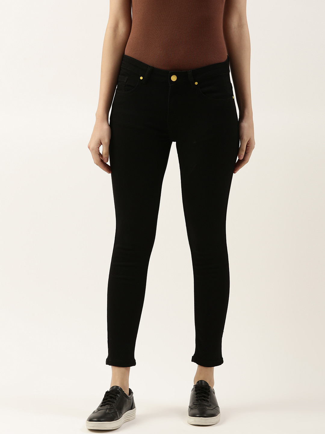 

FOREVER 21 Women Black Stretchable Jeans