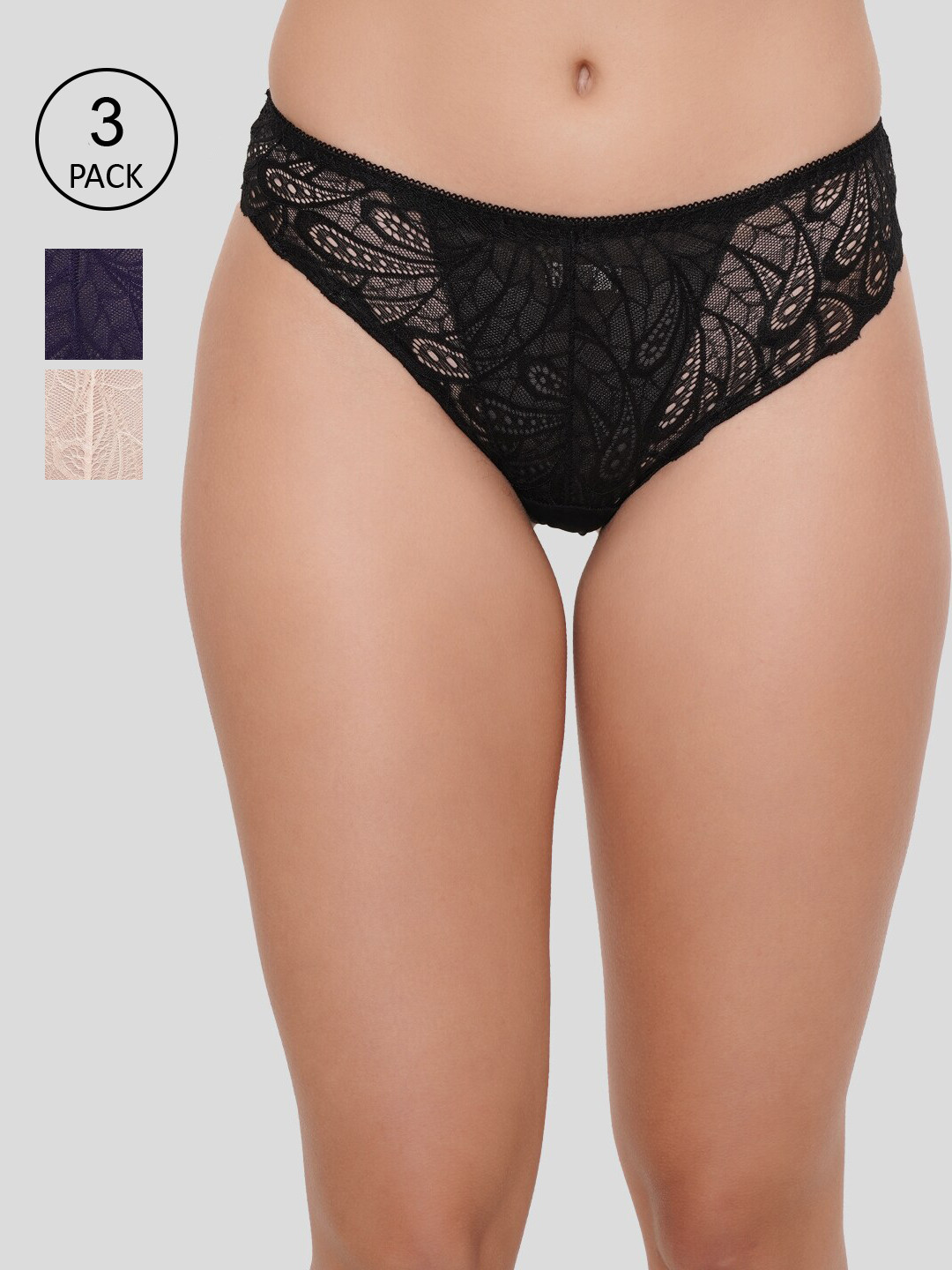

Amour Secret Women Pack Of 3 Leak proof Briefs, Assorted