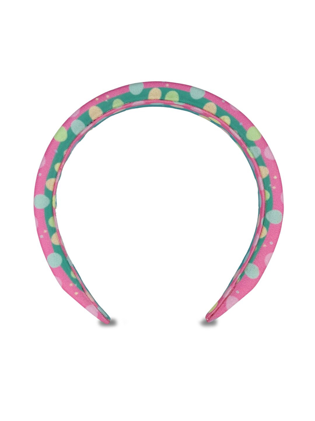 

KazarMax Girls Pink & Blue Printed Hairband