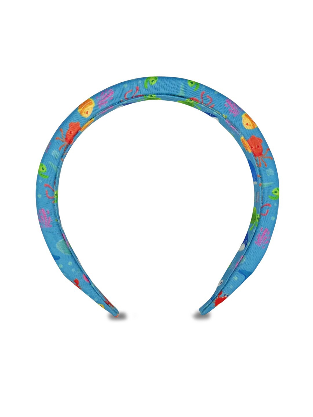 

KazarMax Girls Blue & Green Sealife Printed Hairband