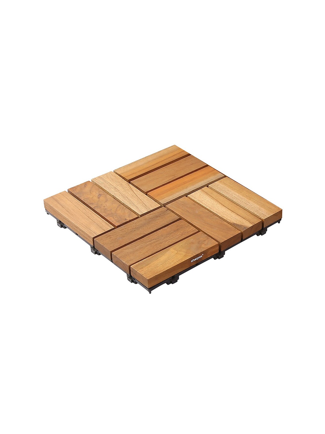 

Sharpex Brown Solid Wooden Tile
