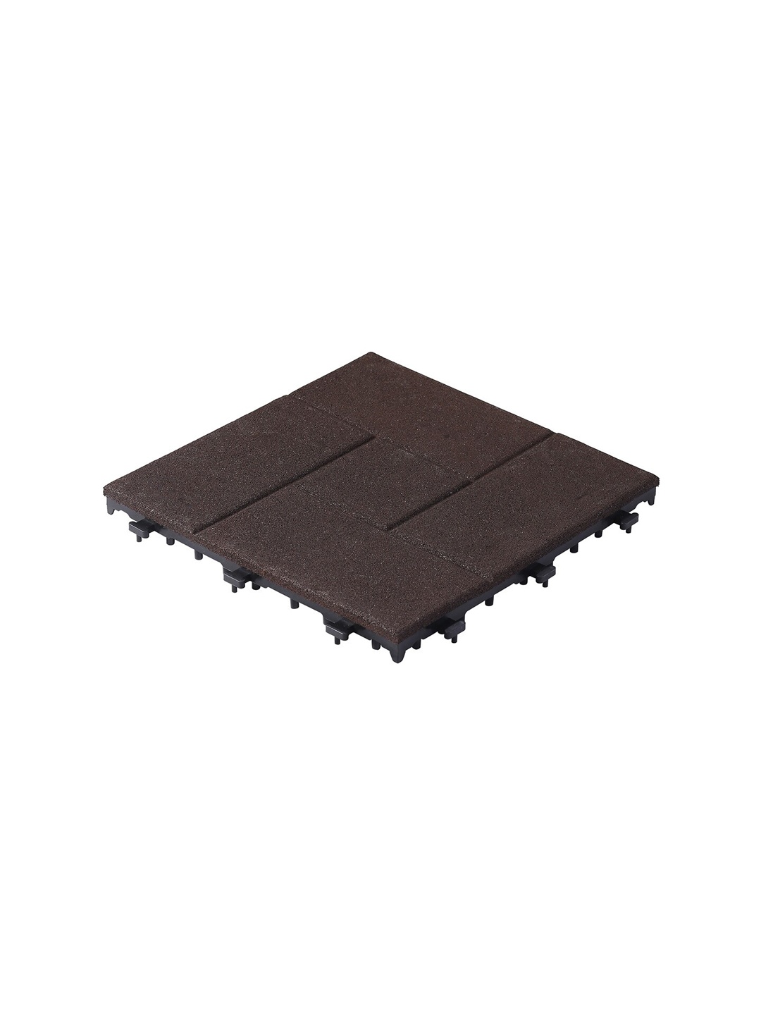 

Sharpex Brown Solid Rubber Deck Tiles