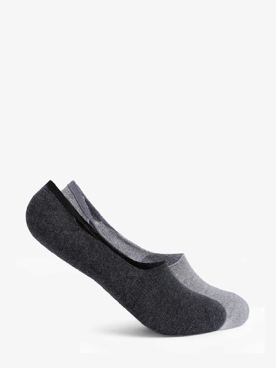 

Smarty Pants Women Pack of 2 Solid Shoe Liners, Grey