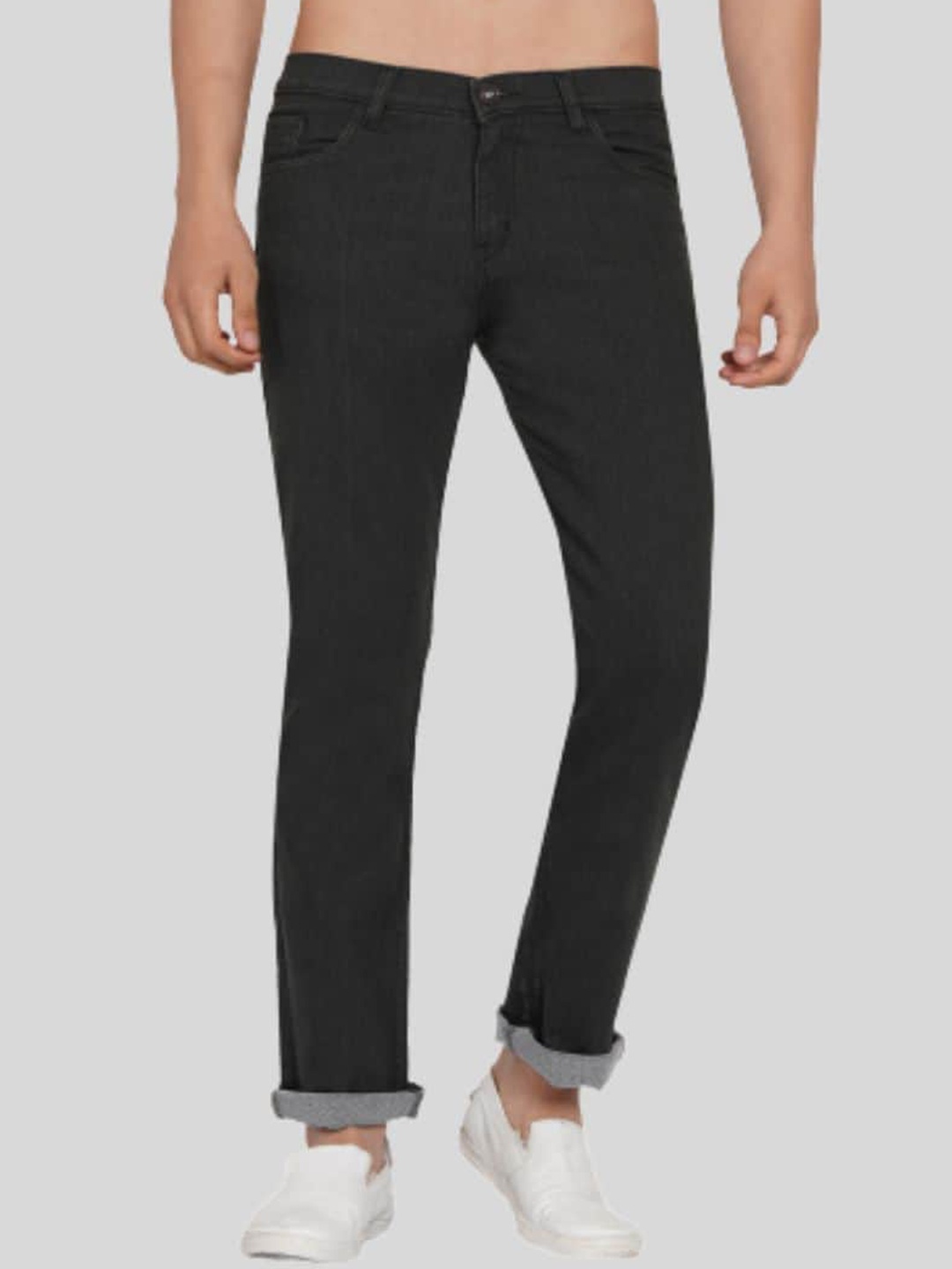 

Dais Men Olive Green Slim Fit Jeans